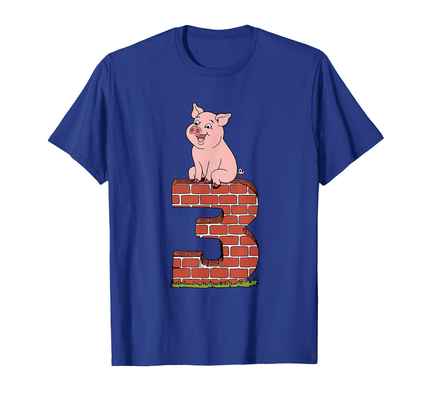Three Little Pigs Pig 3 Halloween Costume Kids Adults T-Shirt