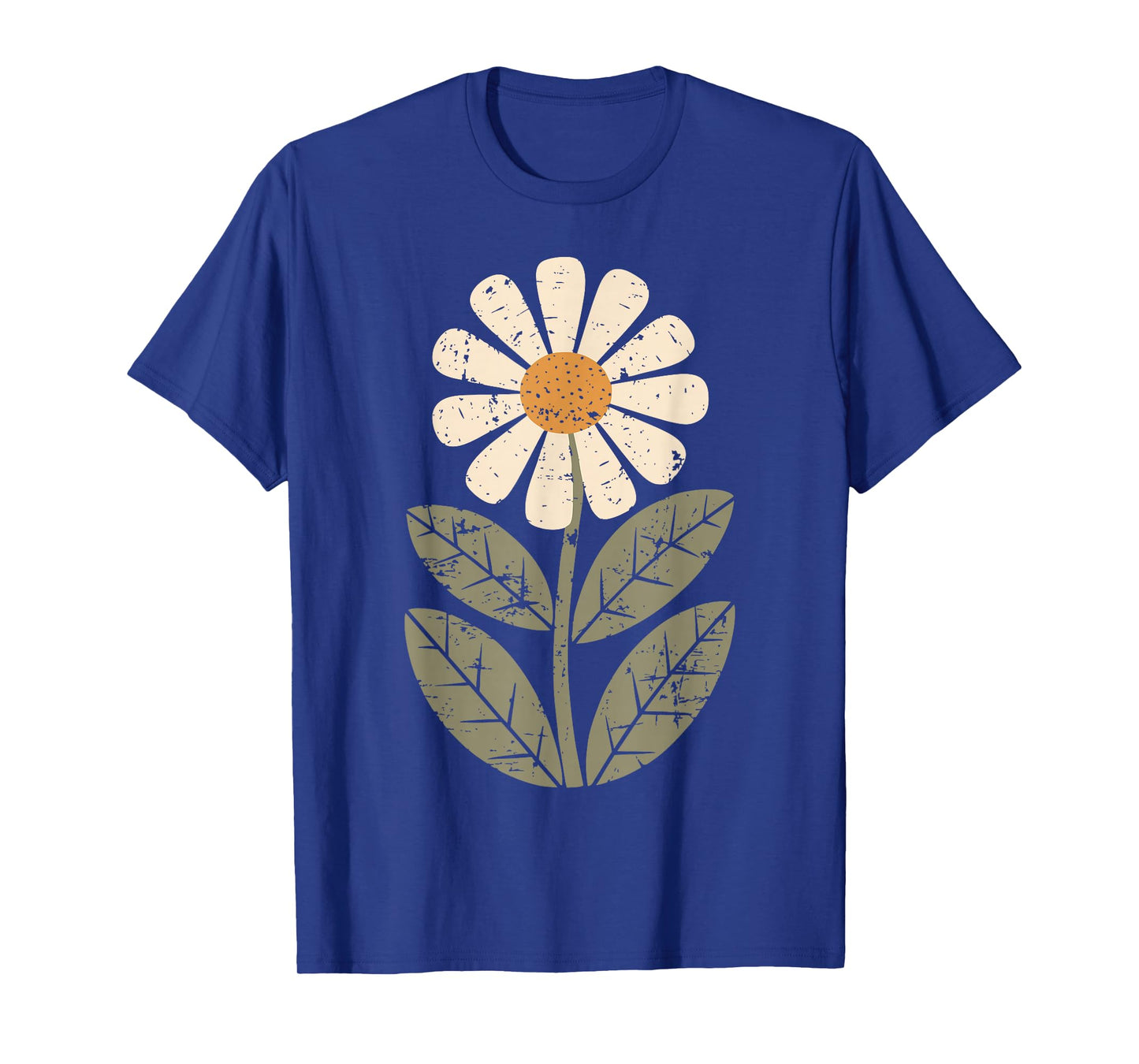 Daisy Flower Vintage Boho Art Floral Botanical Wildflower T-Shirt