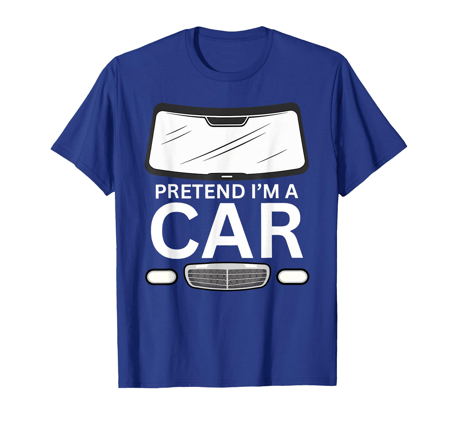 Pretend I'm A Car Costume Funny Halloween Men Women Kids T-Shirt
