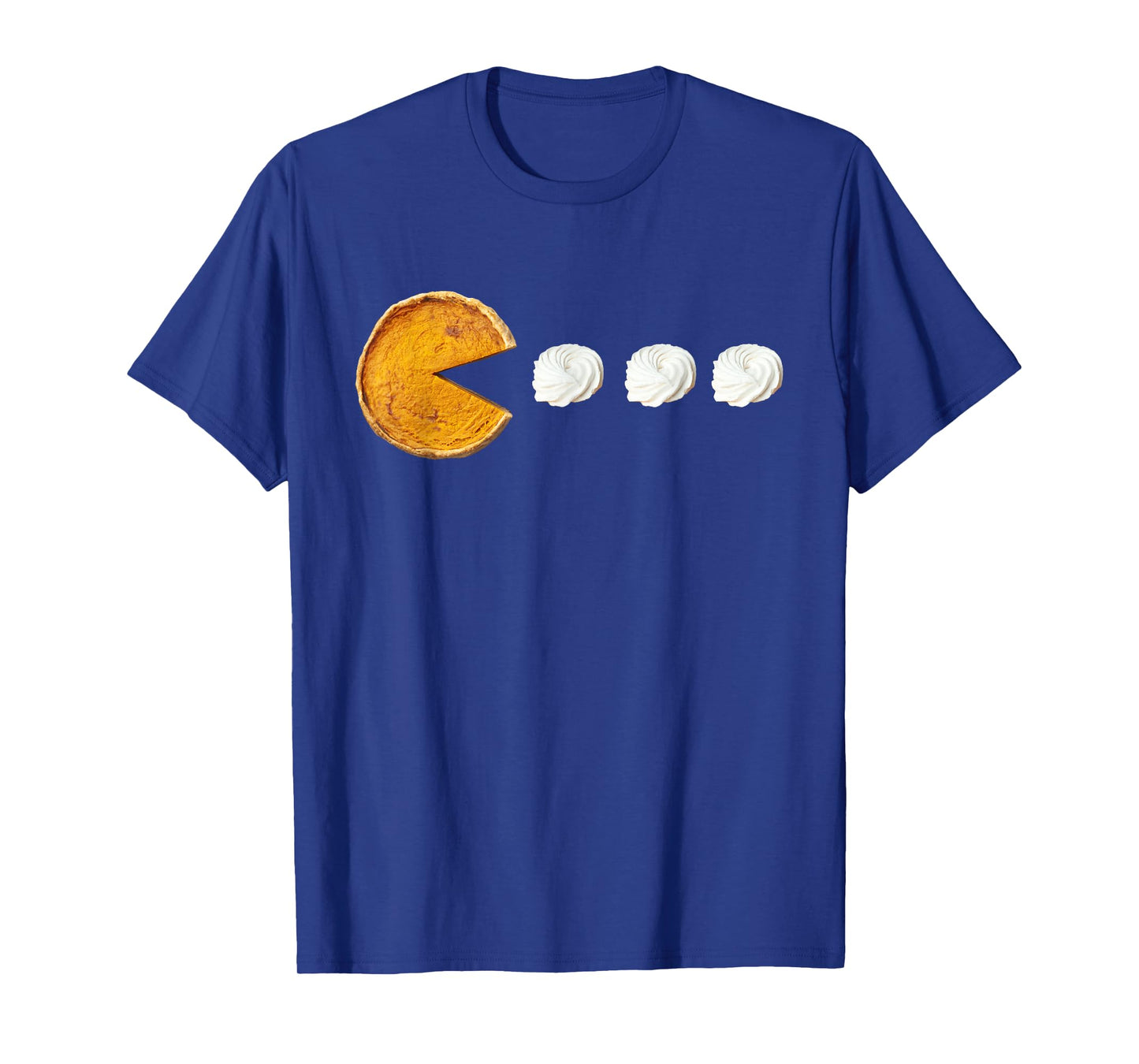 Pumpkin Pie Eating Cream Thanksgiving Funny Gamer Boys Teens T-Shirt