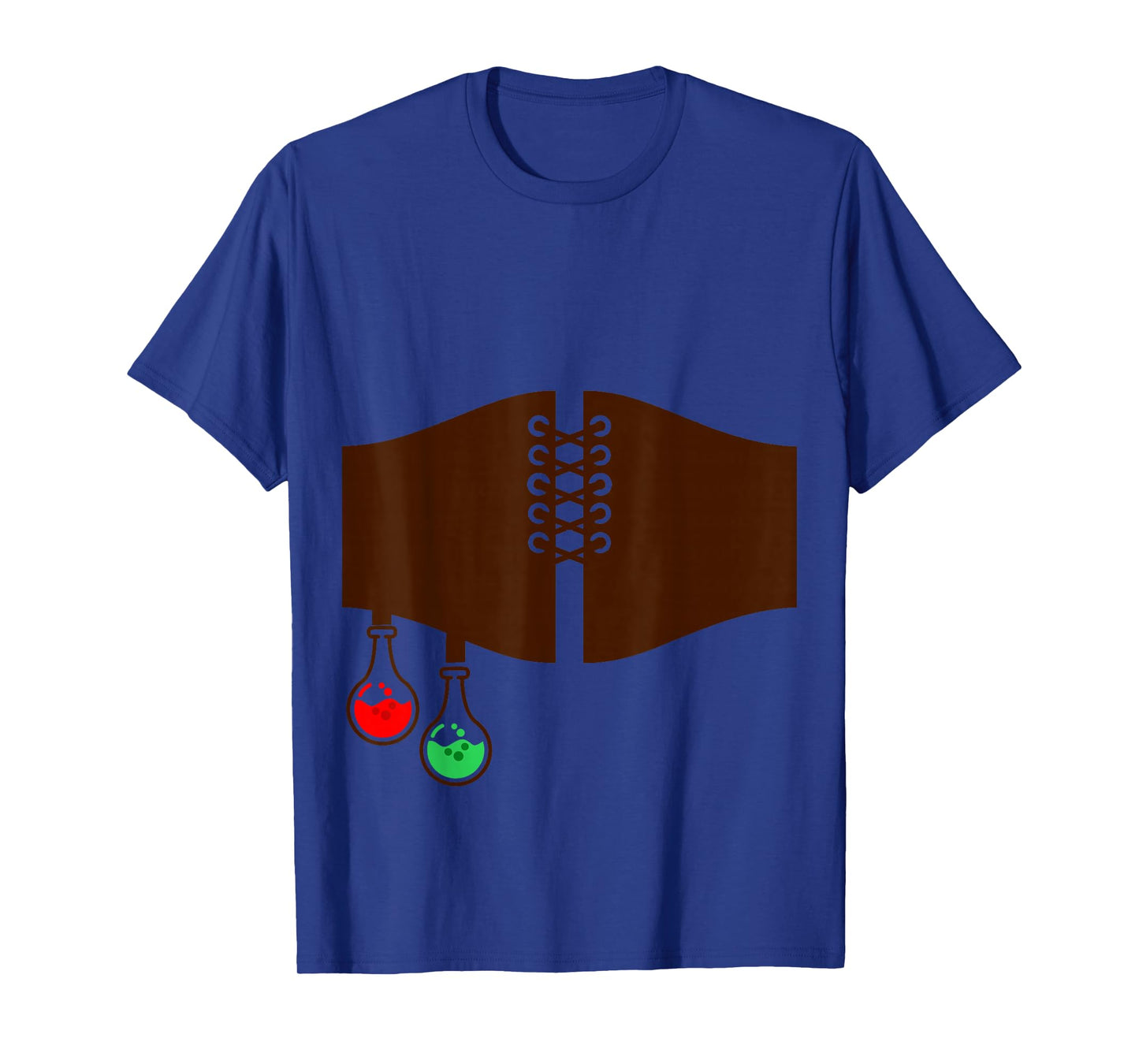 Halloween Renaissance Costume Waist Belt Potion Bottle Print T-Shirt