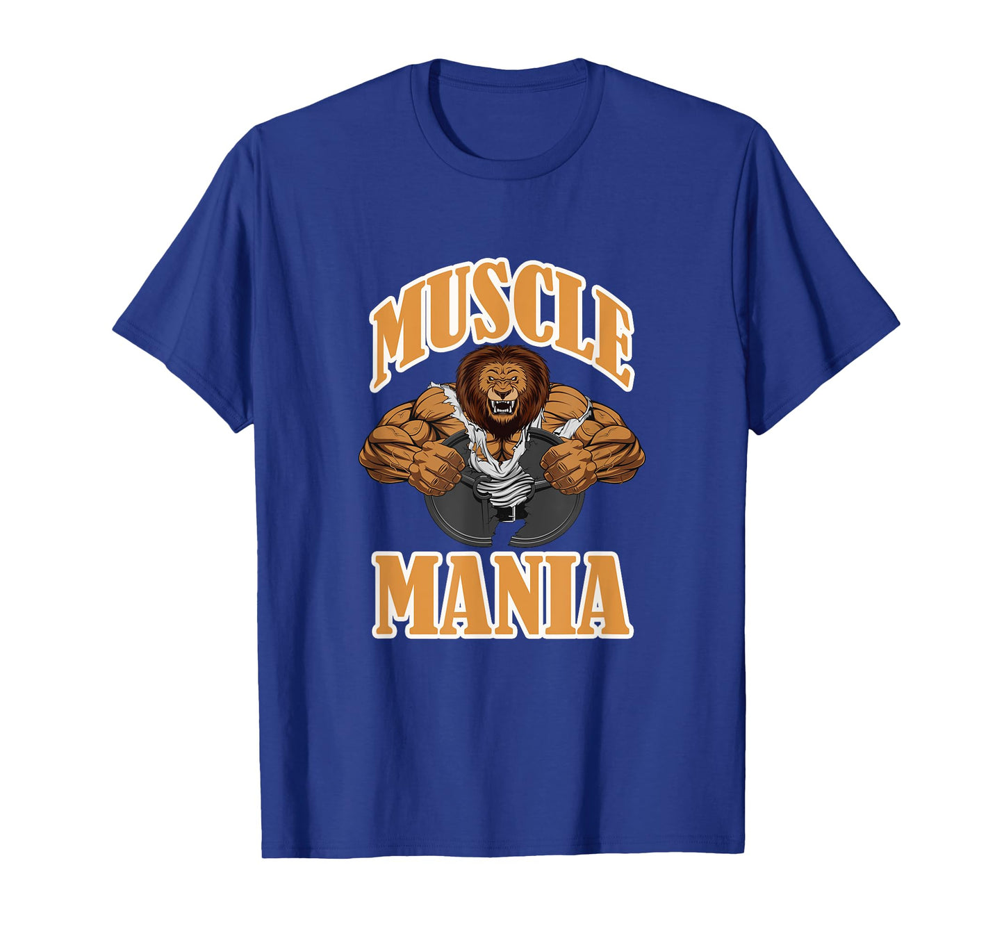 Muscle Mania Gym Enthusiast Power Design T-Shirt