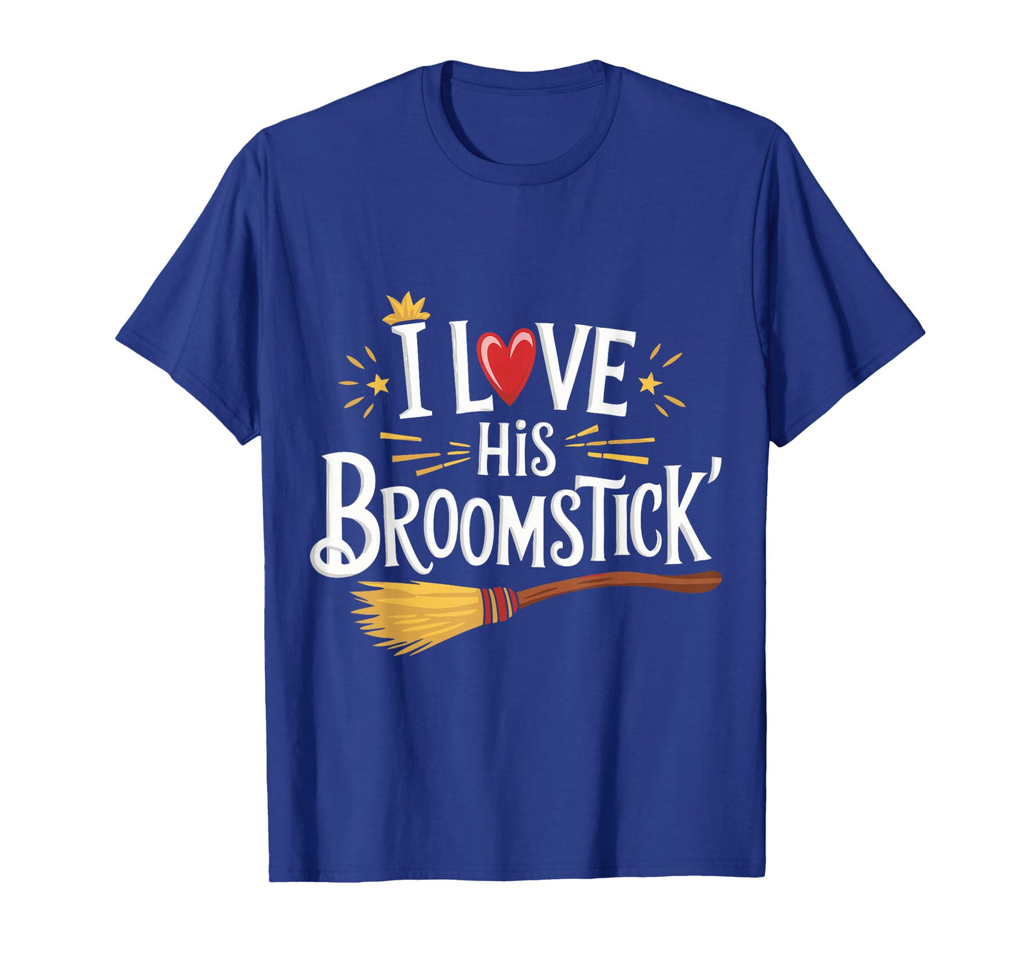 I Love His Broomstick I Love Her Pumpkins T-Shirt