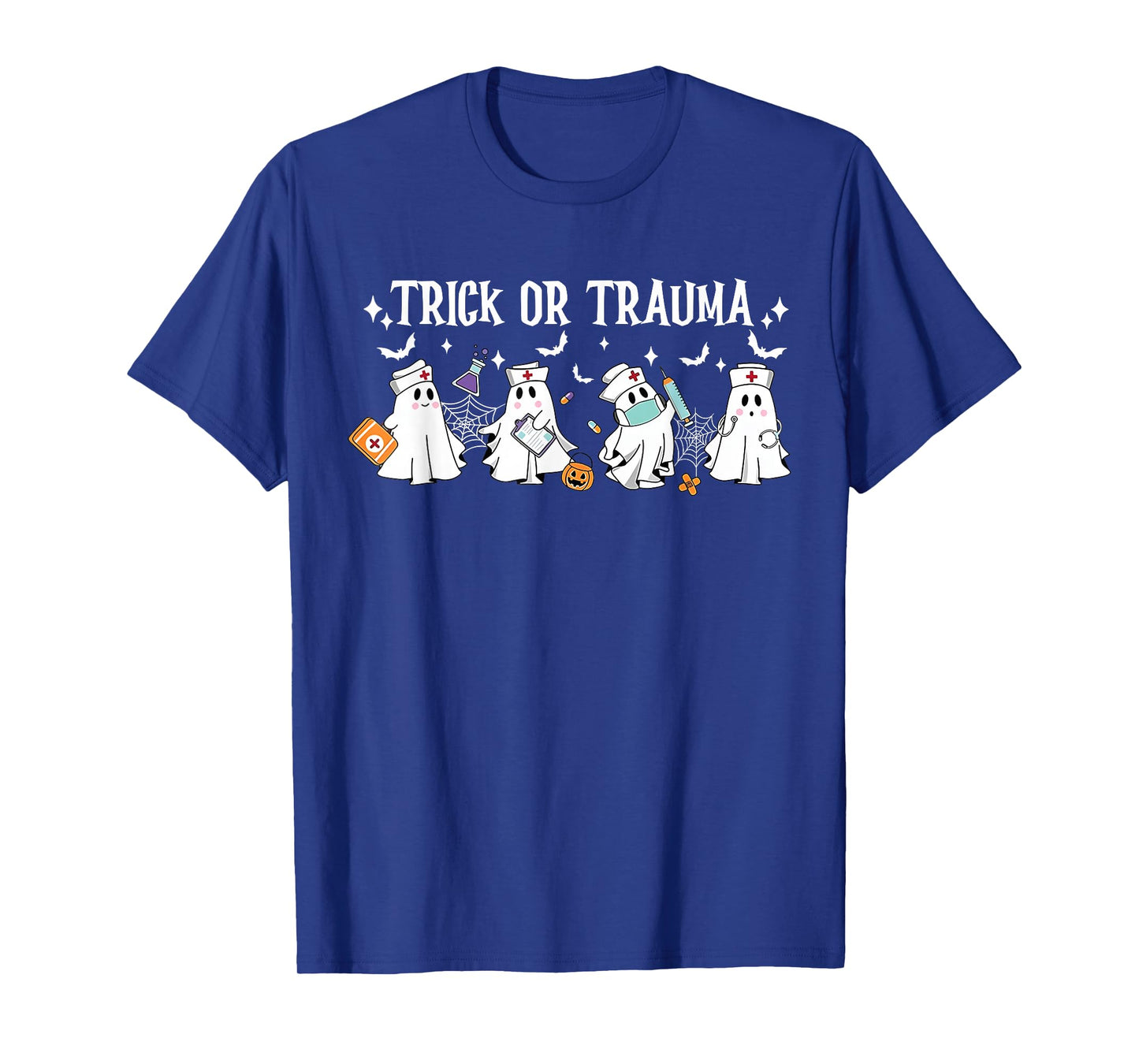 Halloween Nurse Trick Or Trauma Spooky Nurse Nurse Boo Crew T-Shirt