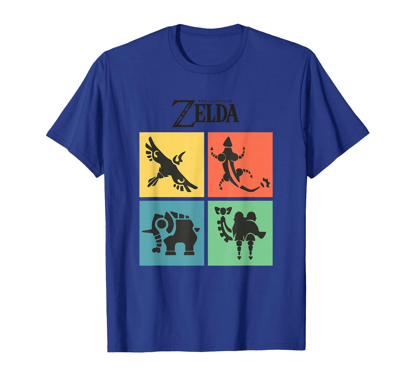 The Legend of Zelda Four Divine Beasts Color Box Up T-Shirt
