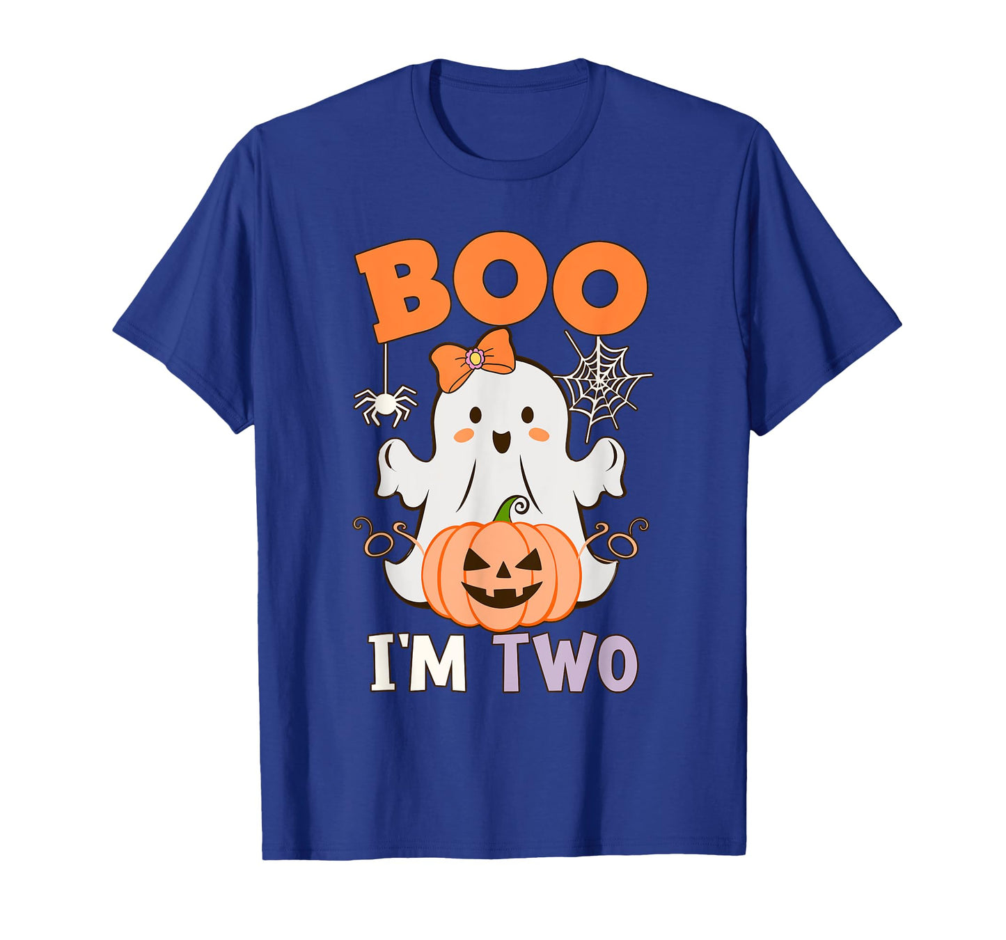 Boo I'm Two 2nd Birthday Spooky Cute Halloween Kids T-Shirt