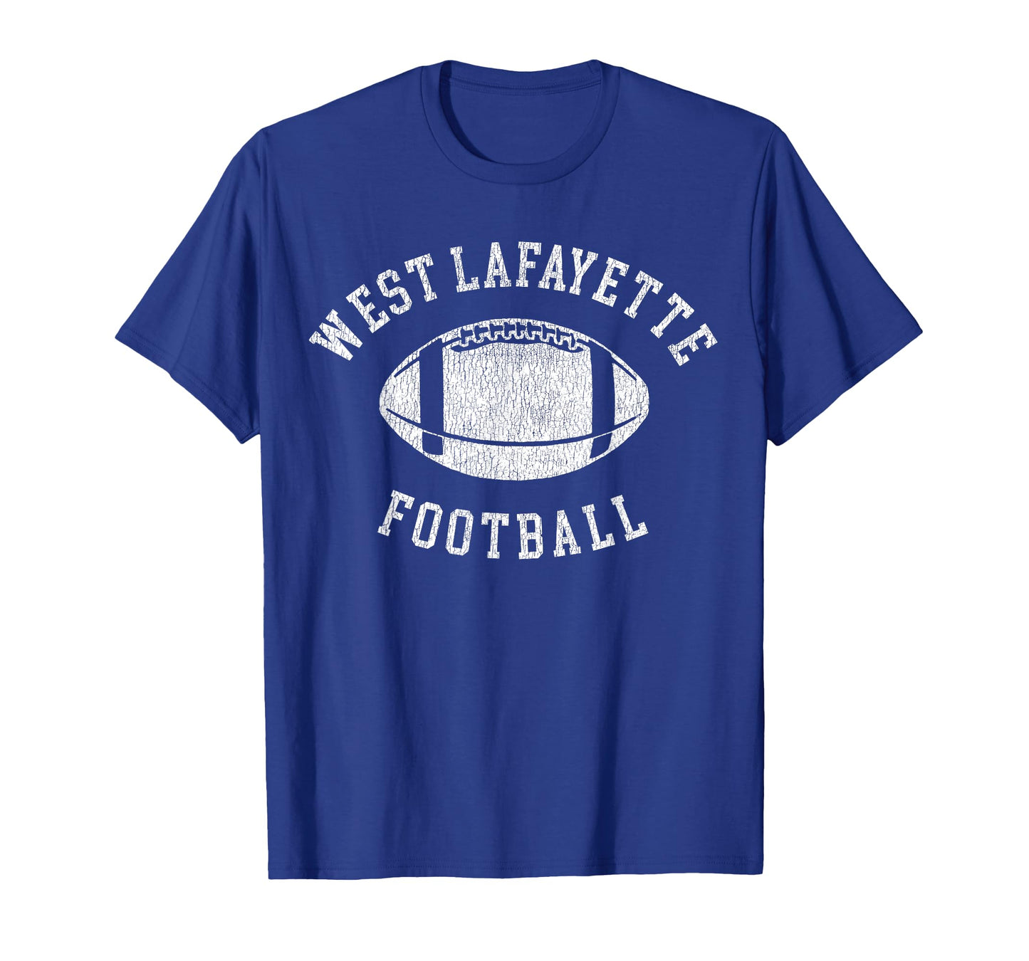 West Lafayette Football Distressed Vintage 80's Throwback T-Shirt