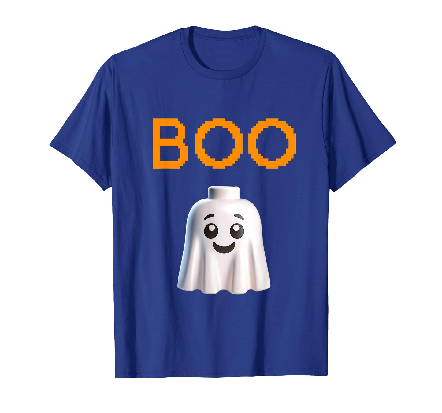 Halloween Master Builder Boo Ghost Costume Building Bricks T-Shirt