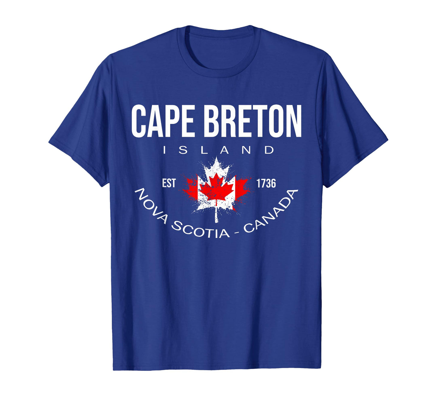 Vintage Cape Breton Island, Retro Nova scotia canada leaf T-Shirt