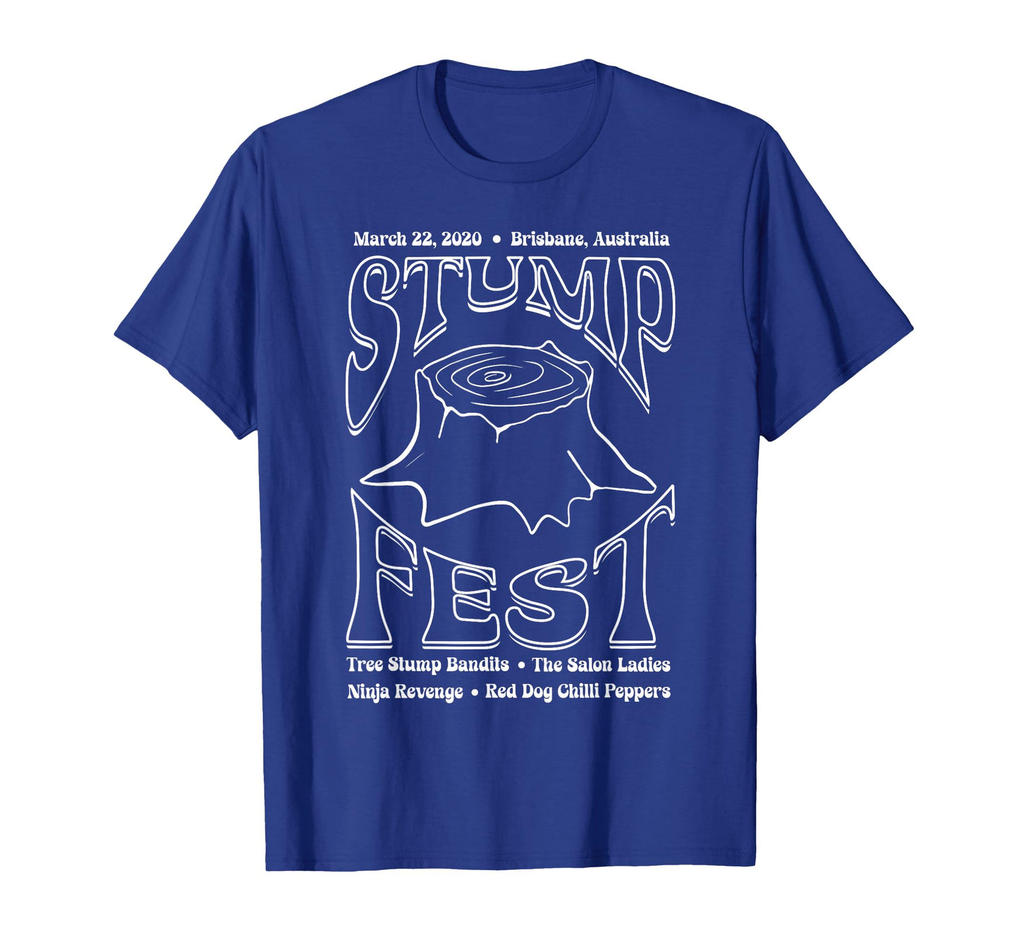 Funny Vintage Stumpfest Concert With the Tree Stump Bandits T-Shirt