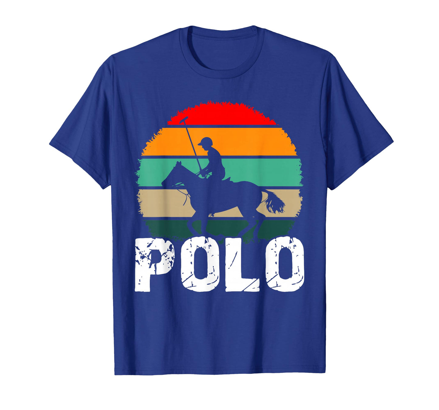 Western Horse Polo Practice Vintage Horseback Riding T-Shirt