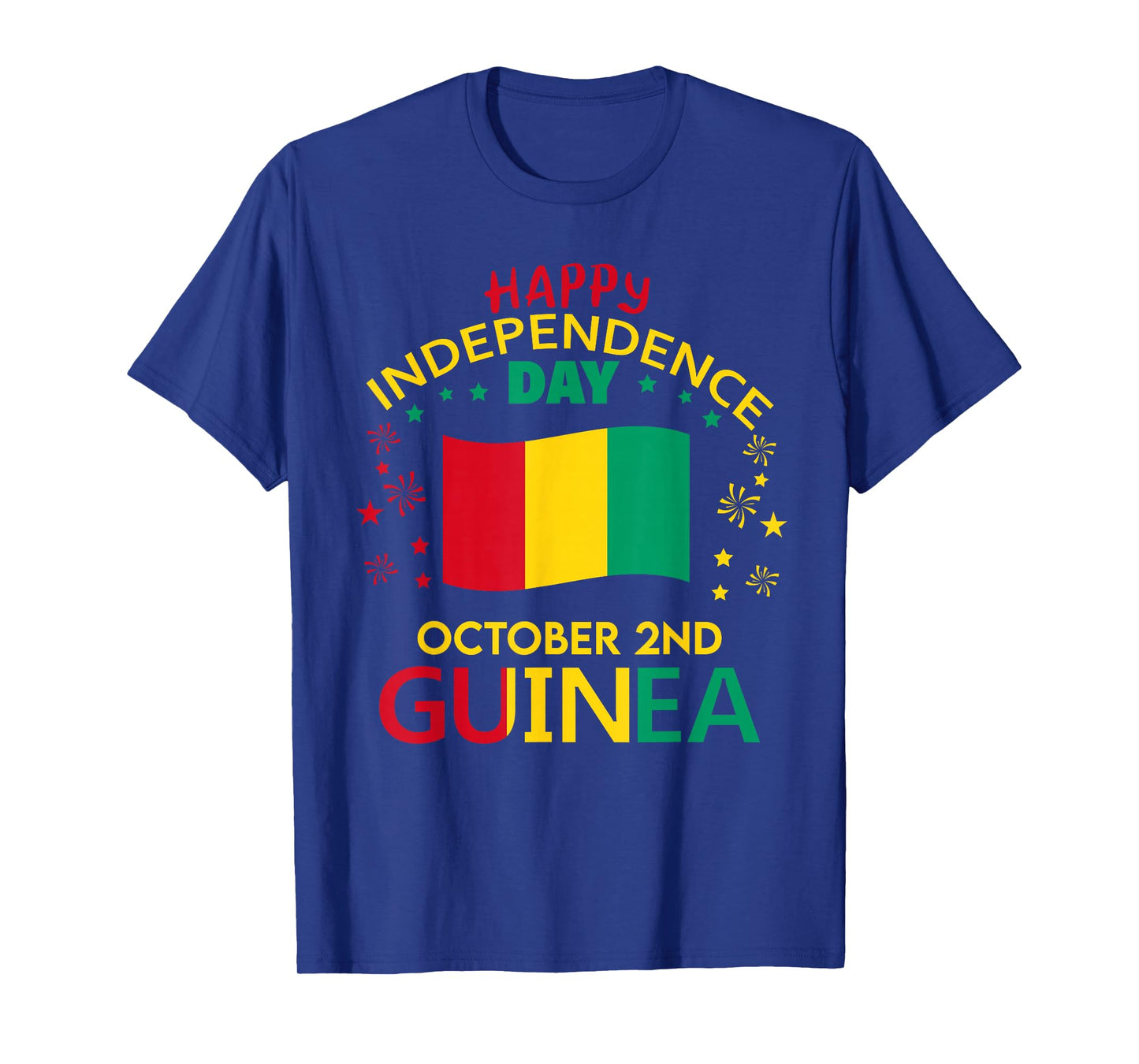 Guinea 67th Independence Day Guinean Pride Guinea Flag T-Shirt