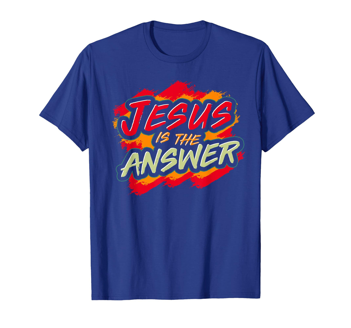 Christianity Religion Devotee Jesus Is The Answer Jesus T-Shirt