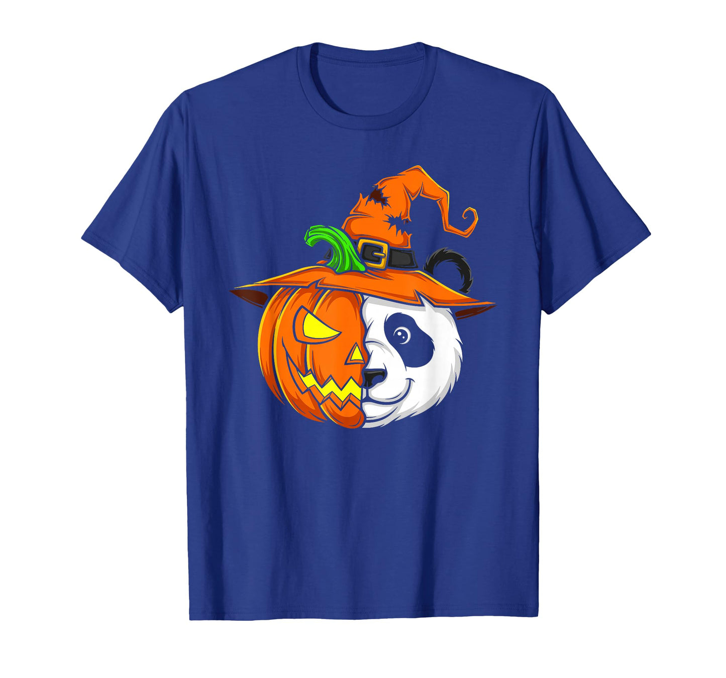 Panda Pumpkin Jack O Lantern Halloween Kids Mens Womens T-Shirt
