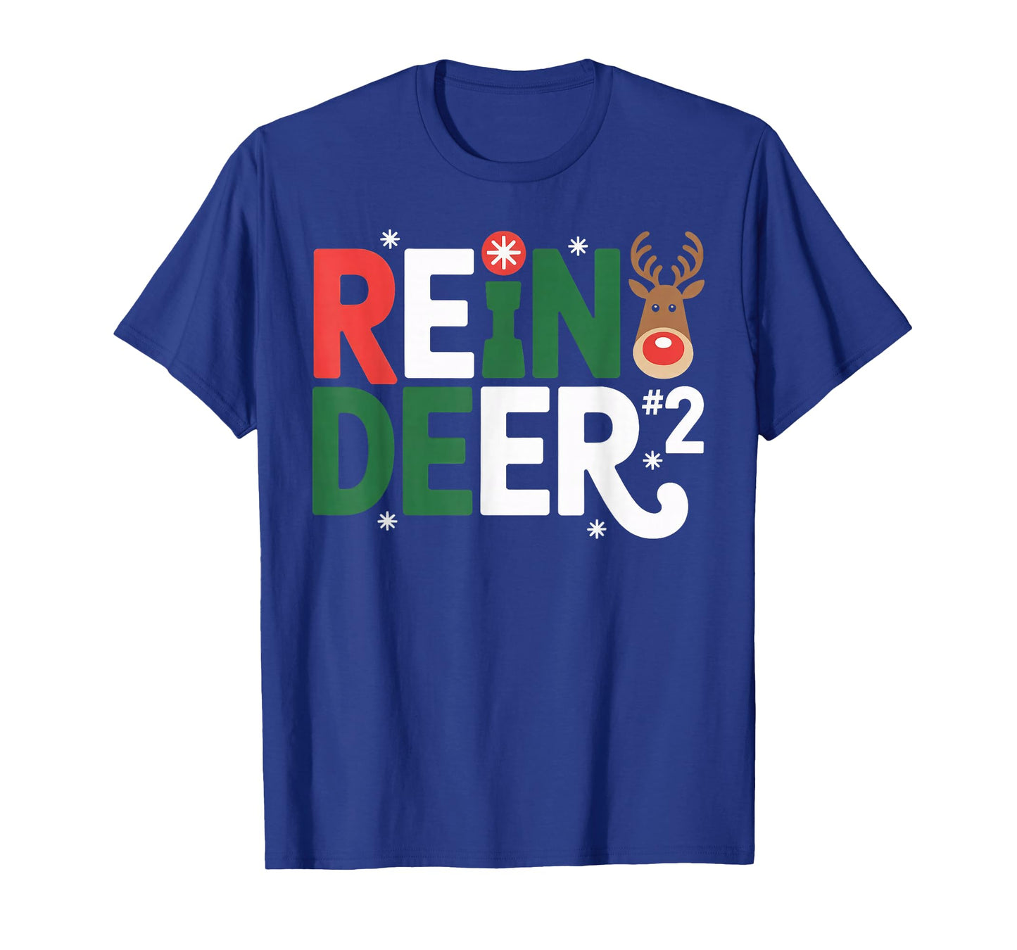 Reindeer #2 Santa Claus and Reindeer Matching Christmas Set T-Shirt