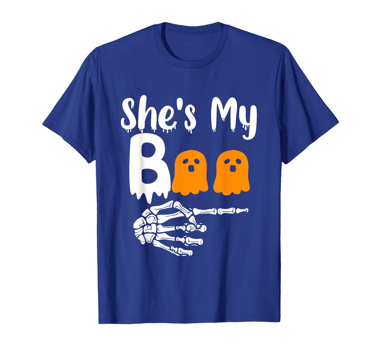 She's My Boo Matching Halloween Pajama Couples He's My Boo T-Shirt