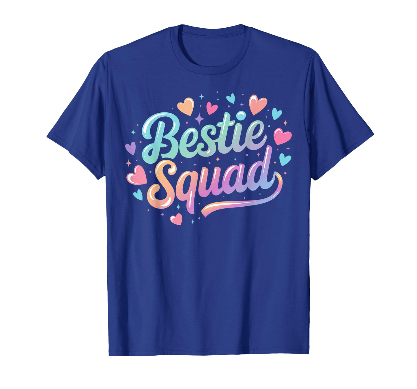 Funny Tie Dye Best Friend Matching Bestie Squad BFF Cute T-Shirt