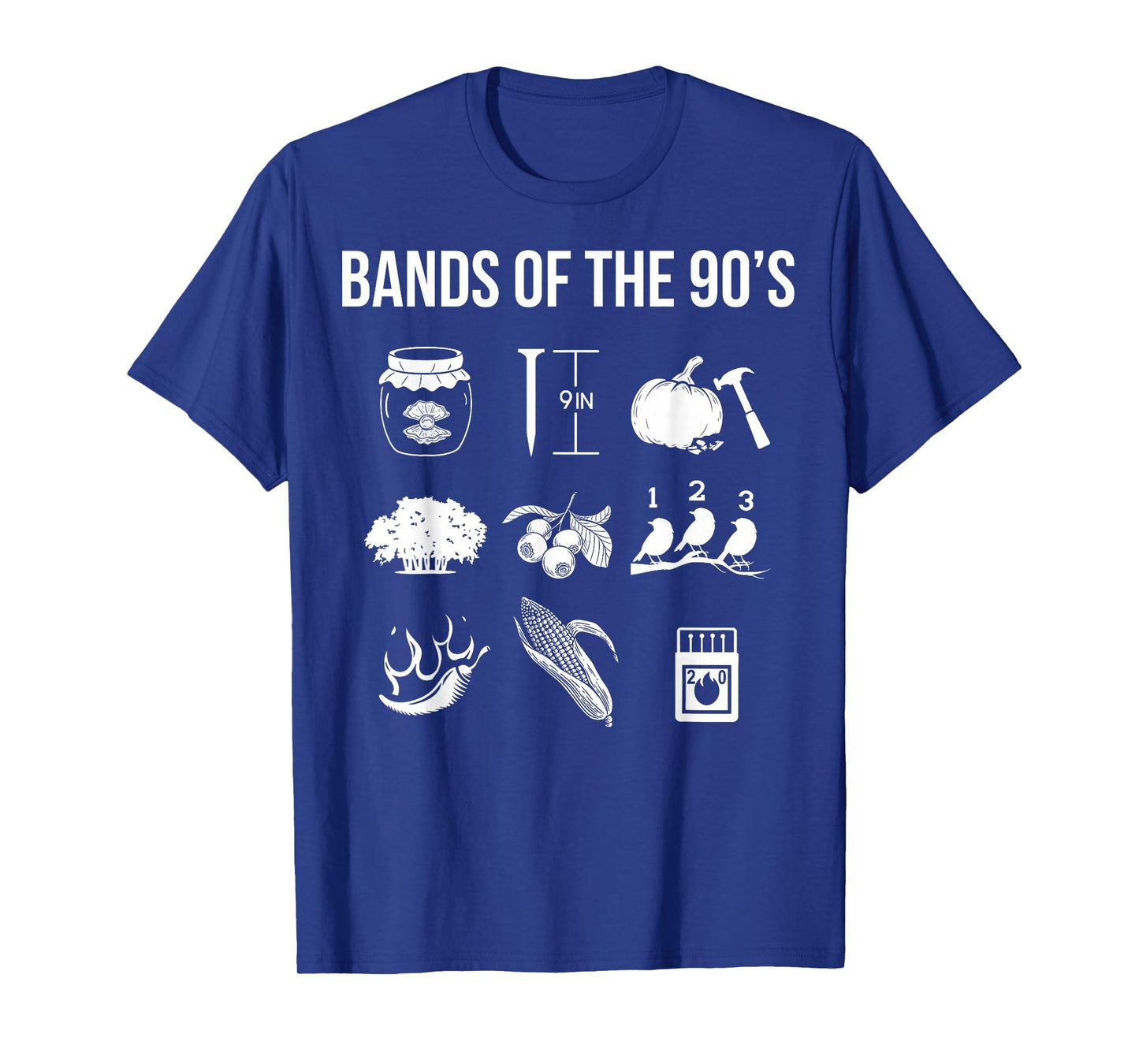 Retro 1990s Bands - Music - 90s Music Lover T-Shirt