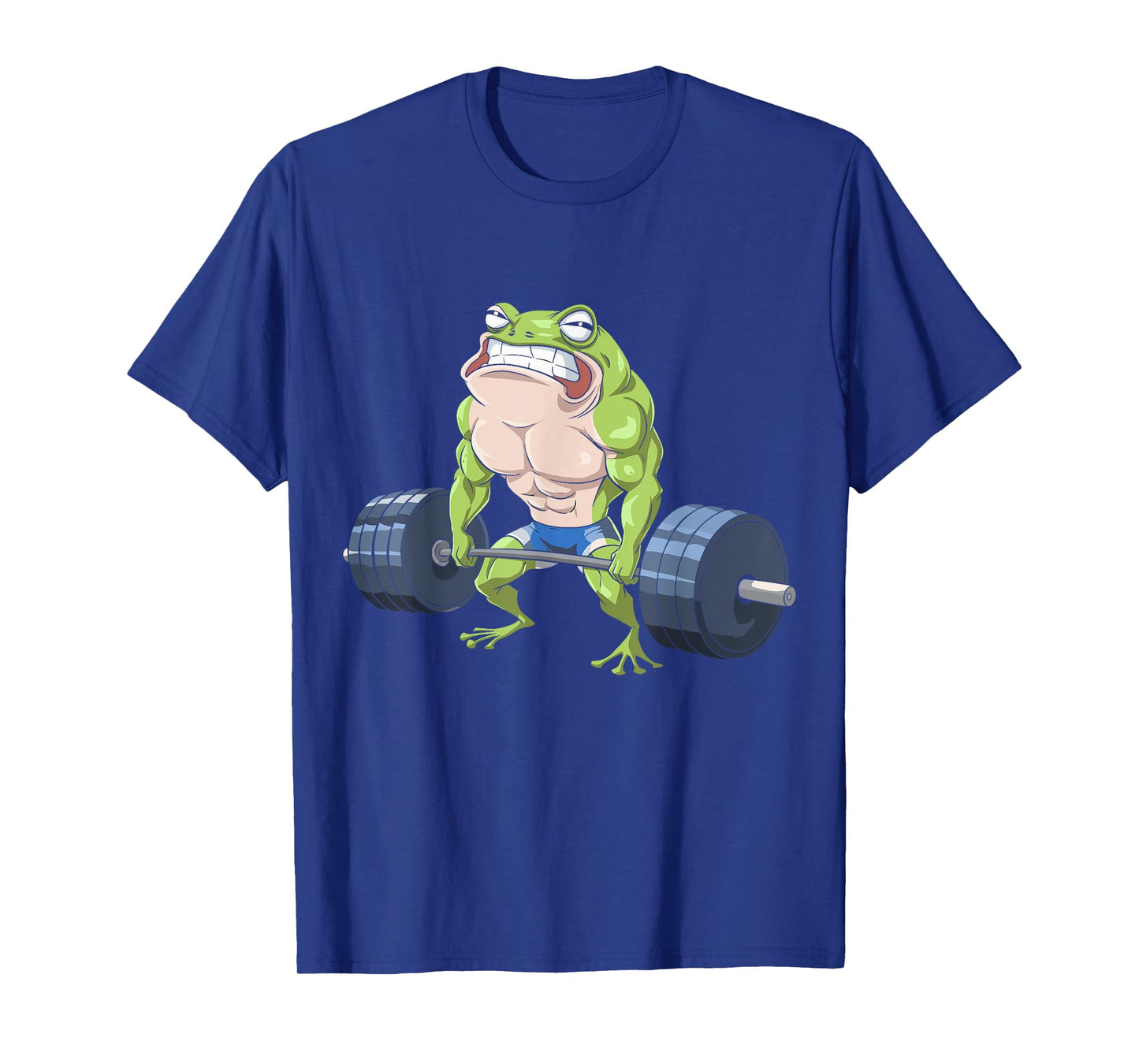 Funny Frog Weightlifting Deadlift Fitness Gym Barbell Humor T-Shirt