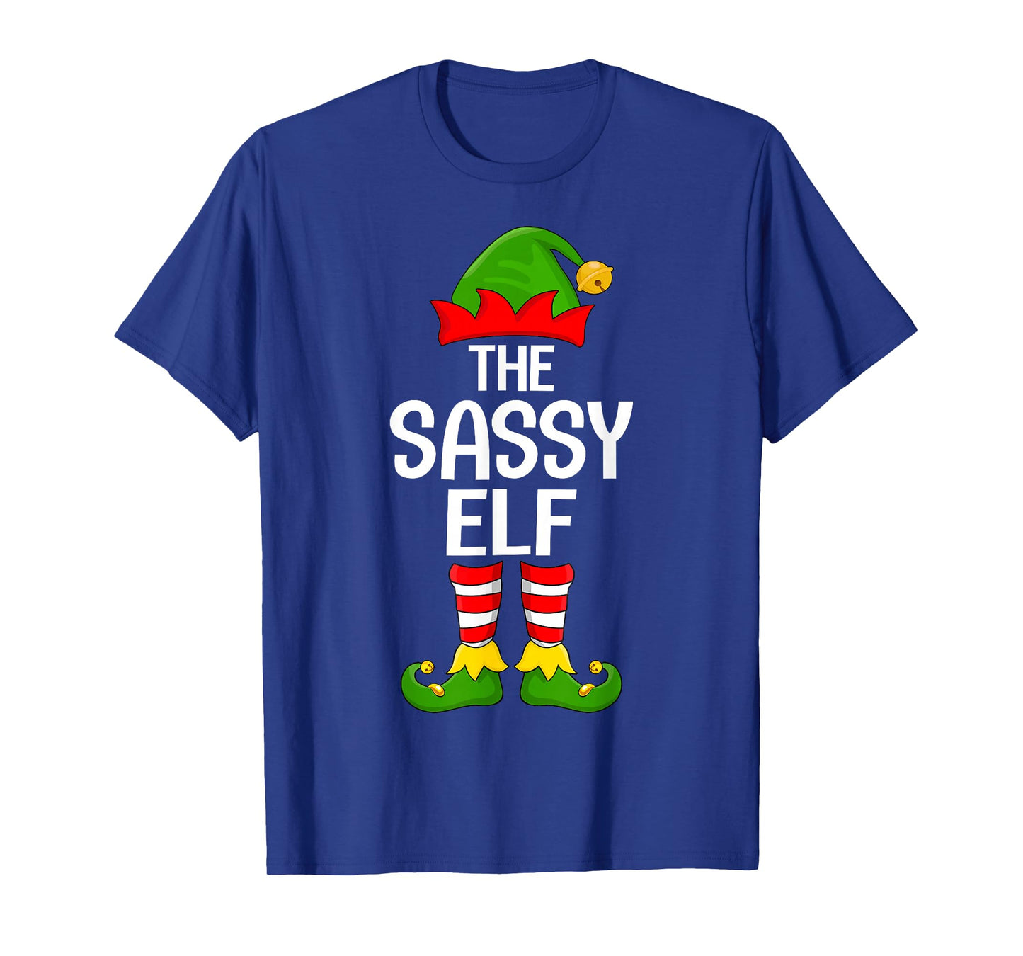 Sassy Elf Xmas Matching Family Elf Squad Christmas Women T-Shirt