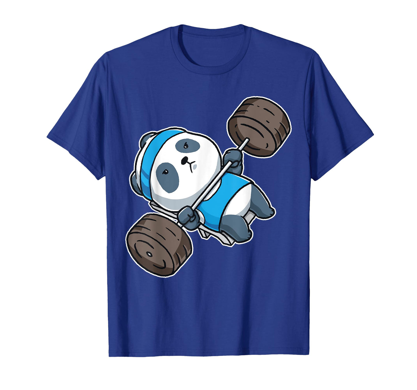Panda Bear Gym Workout Training Bench Press Weight Lifting T-Shirt