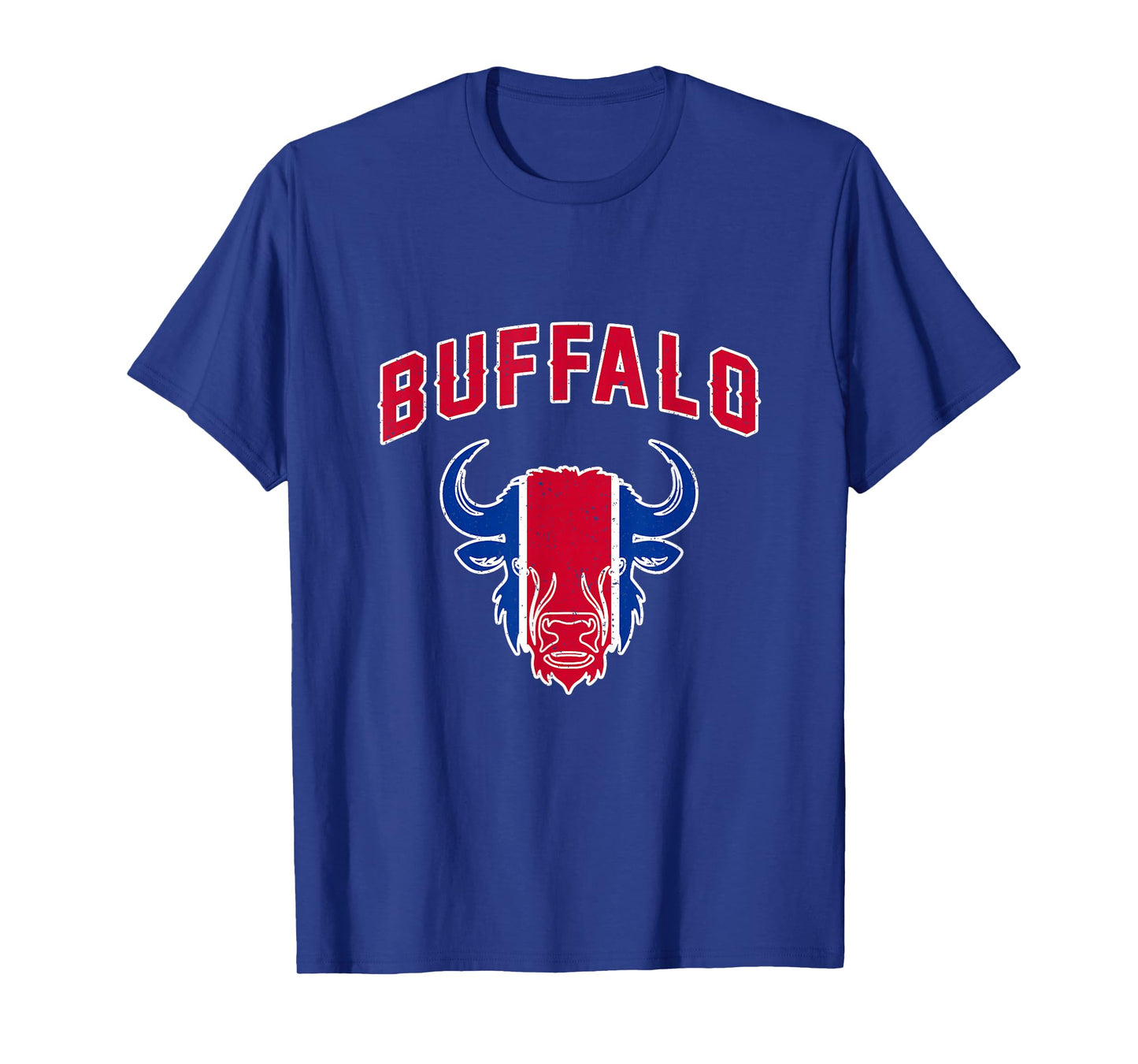 Buffalo New York NY Bison Classic Athletic Sport Vintage T-Shirt