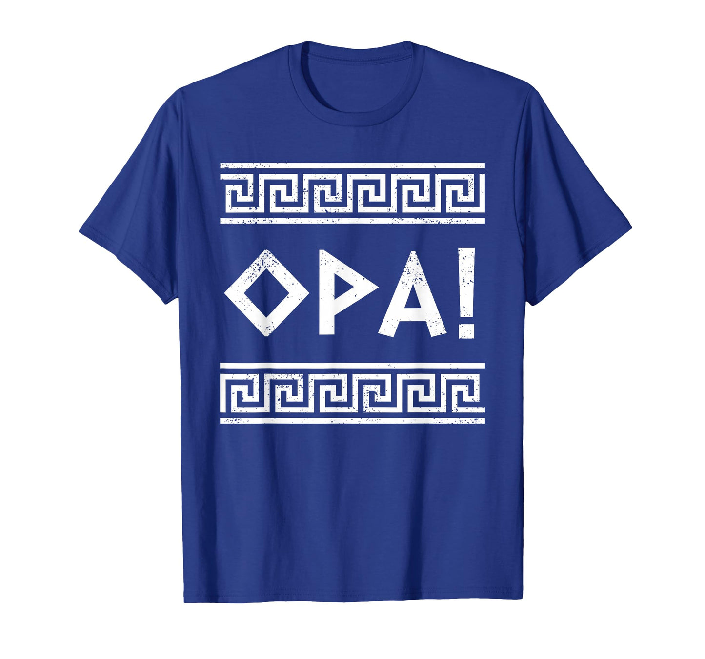 Opa Ancient Greek Pride Greek Flag Funny Greek Party Greece T-Shirt
