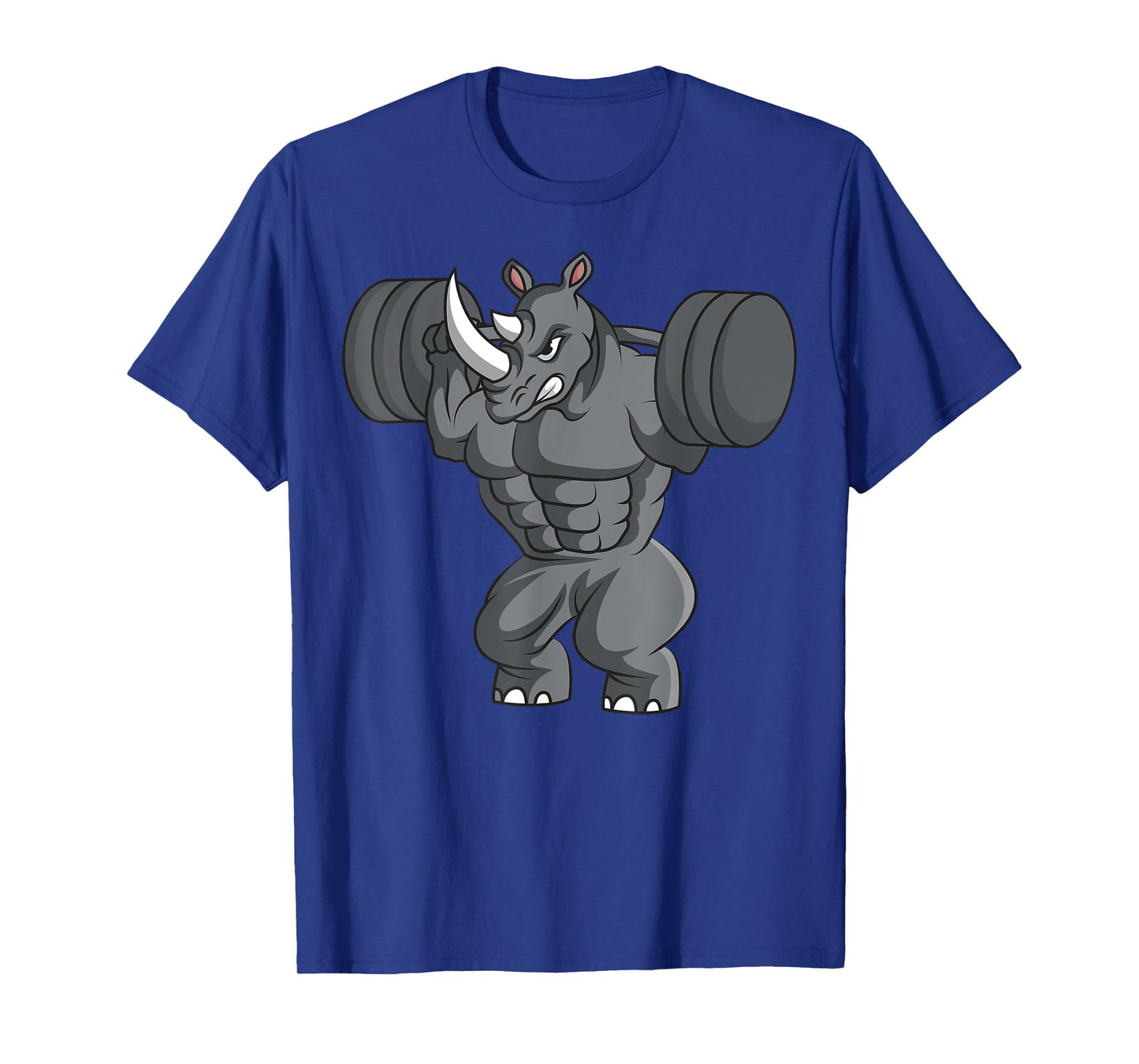 Rhino Weightlifter Rhinoceros Lover Wildlife Safari African T-Shirt