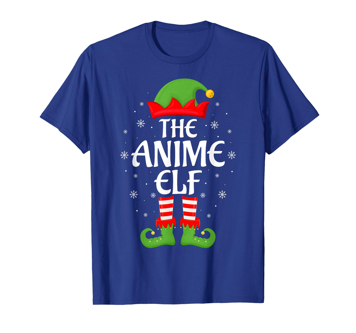 Anime Elf Xmas Family Matching Elf Squad Christmas T-Shirt