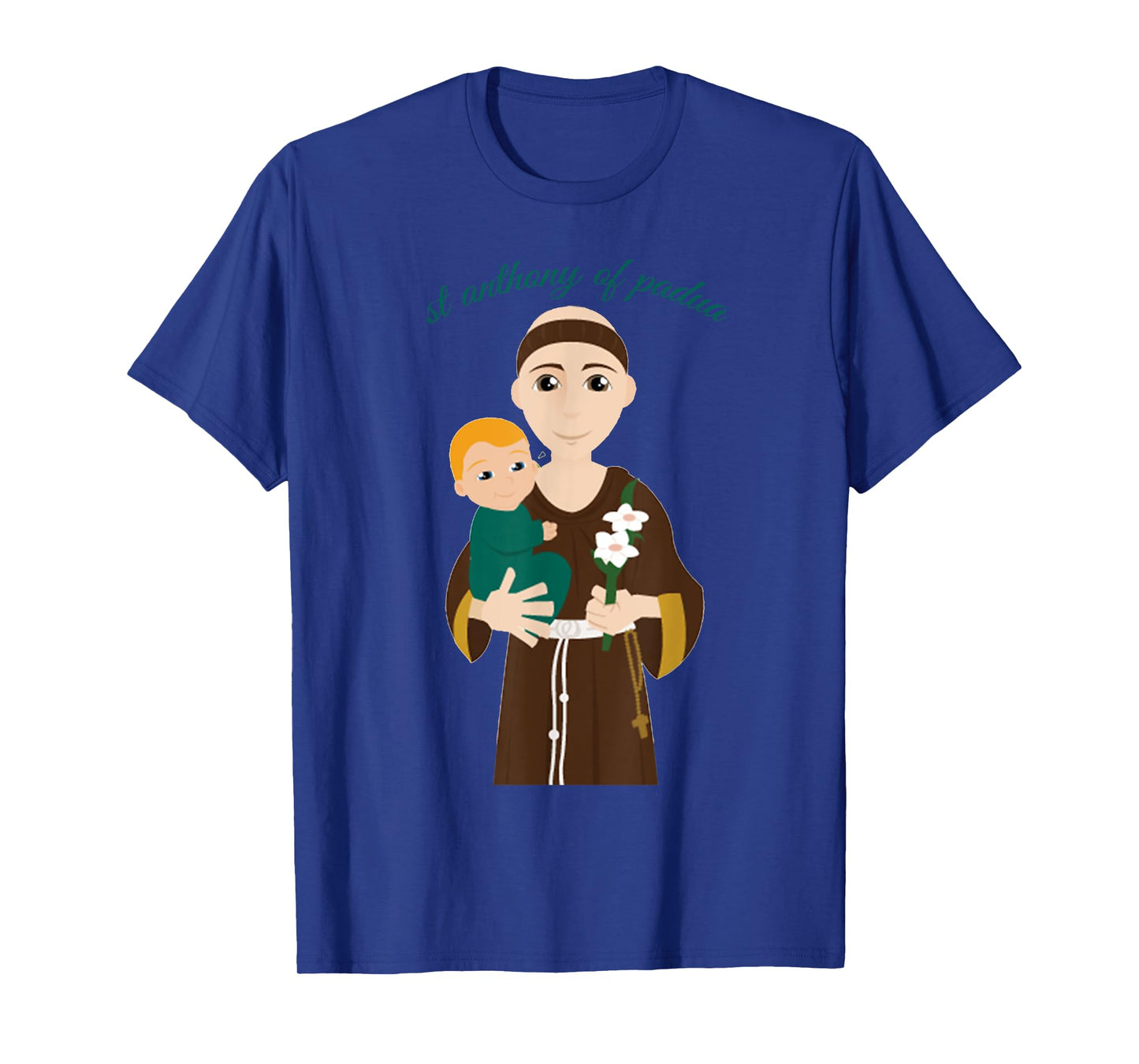 St Anthony of Padua Vintage Catholic Saint Infant Jesus T-Shirt