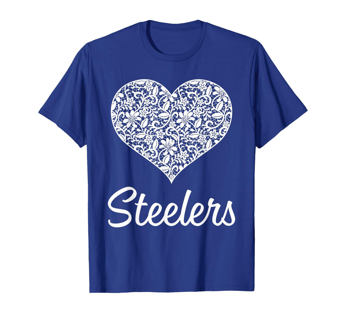 Steelers Fontana Lace Heart HS T-Shirt