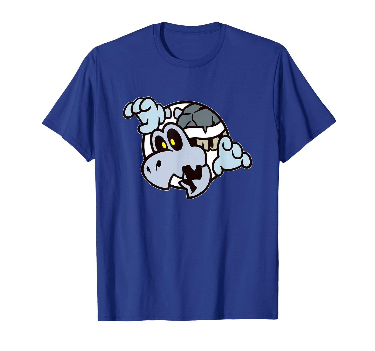 Super Mario Bros 3 Dry Bones Spooky Skeleton Front & Back T-Shirt