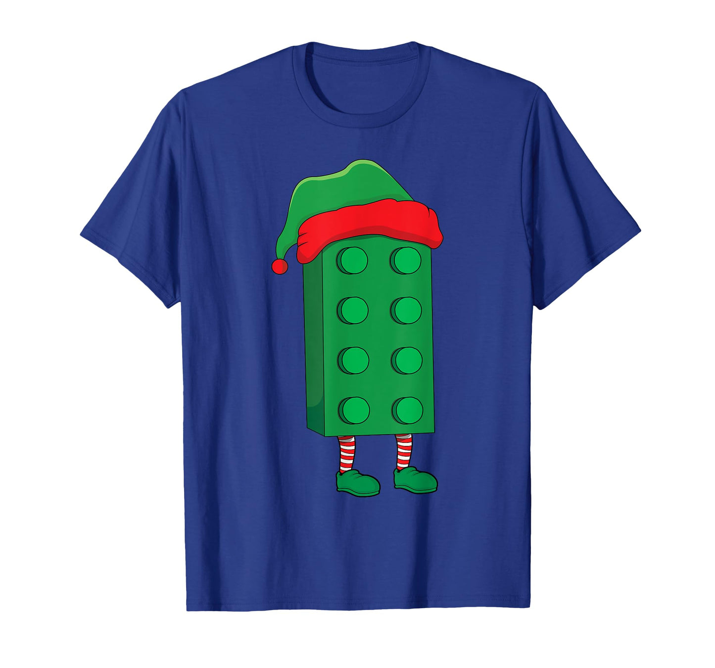 Elf Block Building Builder Brick Master Builder Christmas T-Shirt