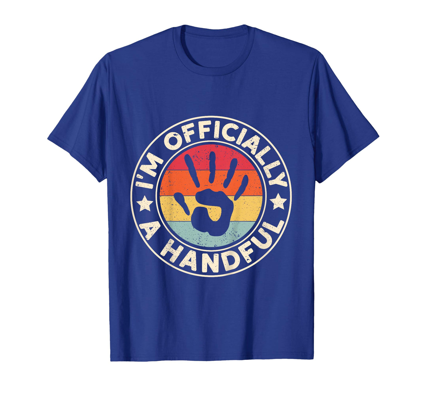 Kids I'm Officially A Handful Five Cute 5th Birthday Turning 5 T-Shirt