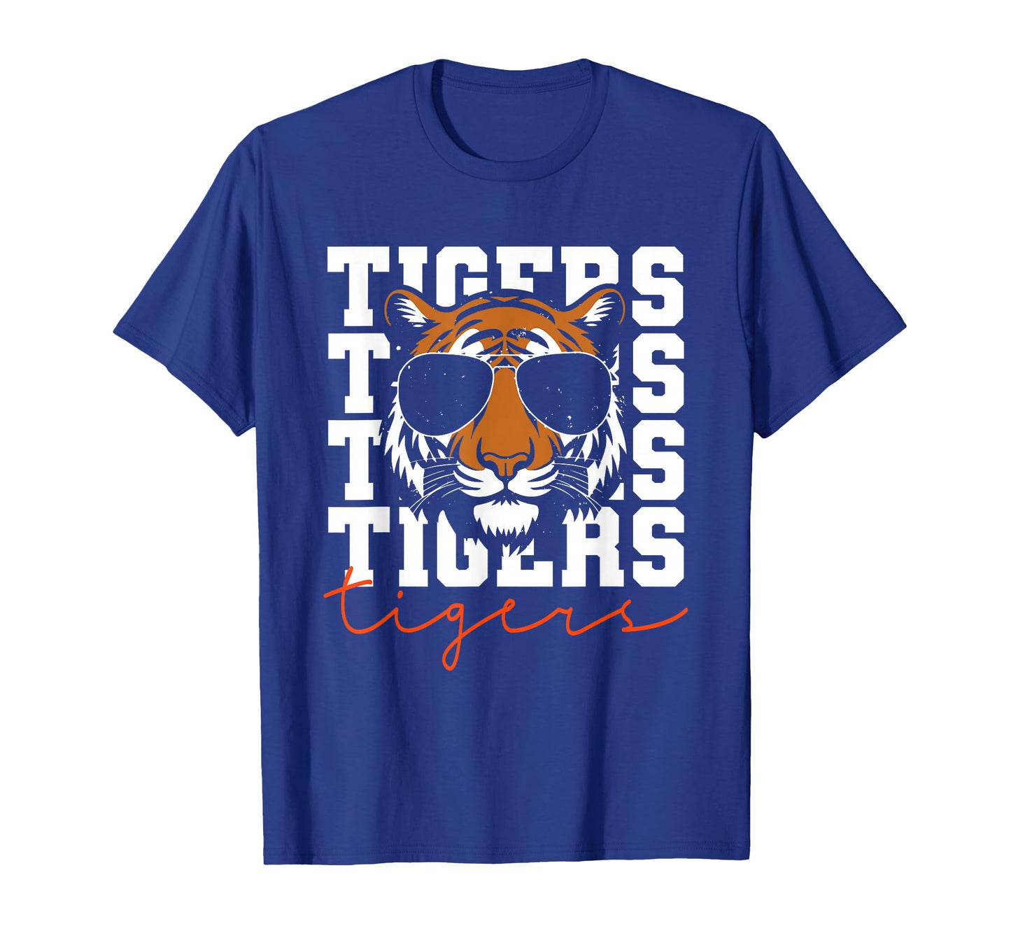 Vintage Tigers Inspirational Athletic Name Design Gift T-Shirt