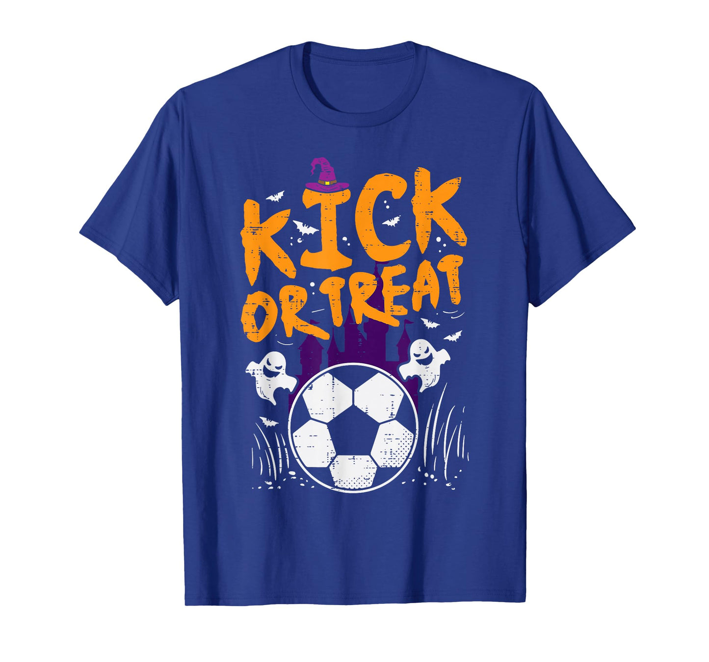 Halloween Soccer Kick Or Treat Football Costume Boys Kid Men T-Shirt