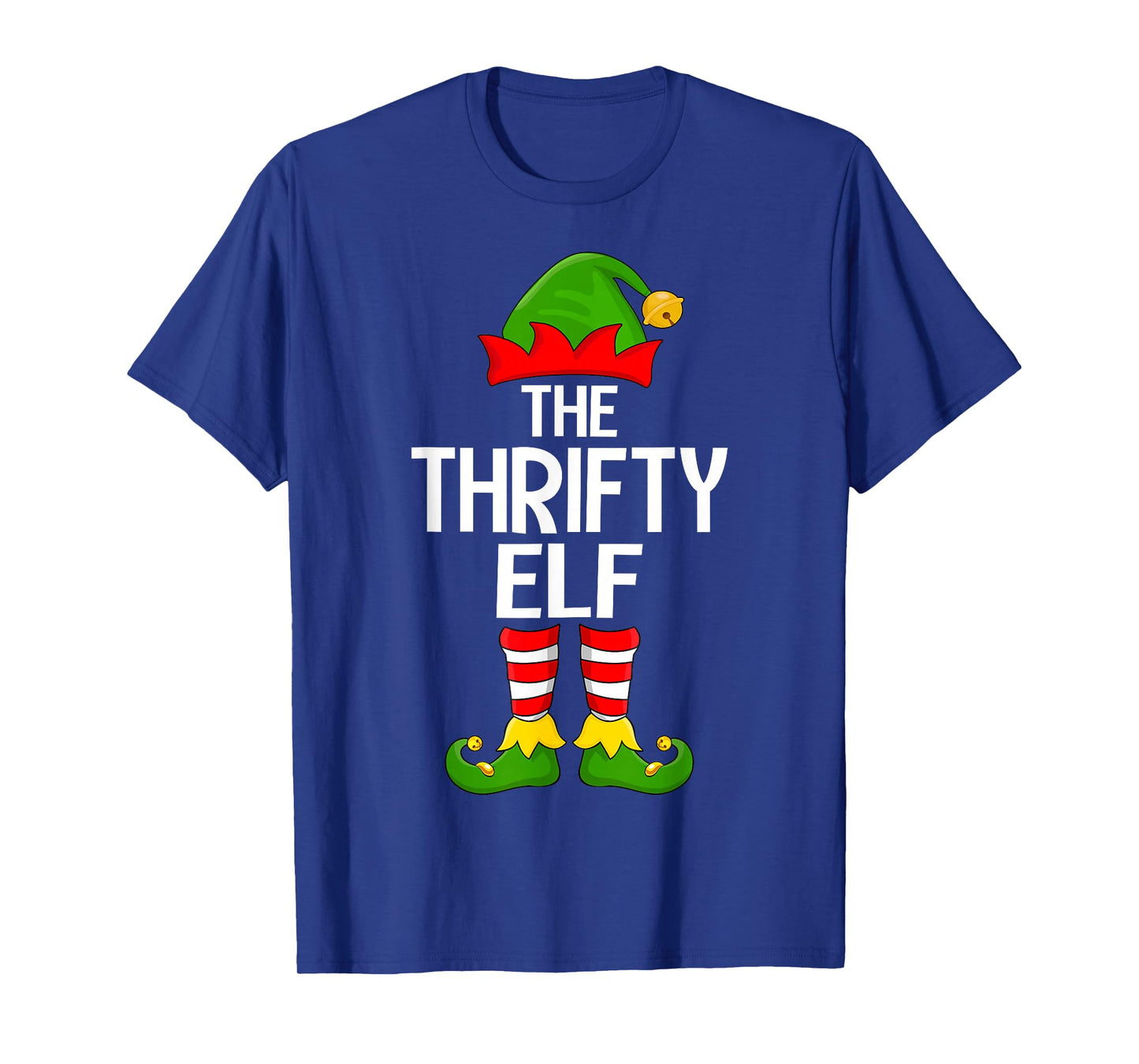 Thrifty Elf Xmas Matching Family Elf Squad Christmas T-Shirt