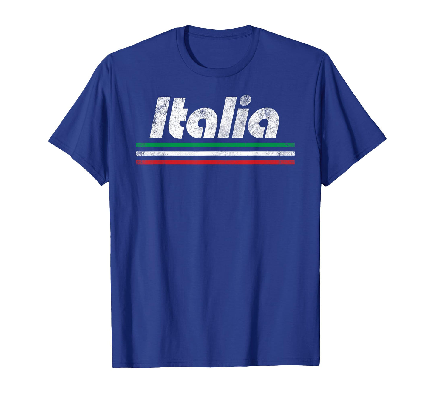 Italia Fan Retro Vintage Flag T-Shirt