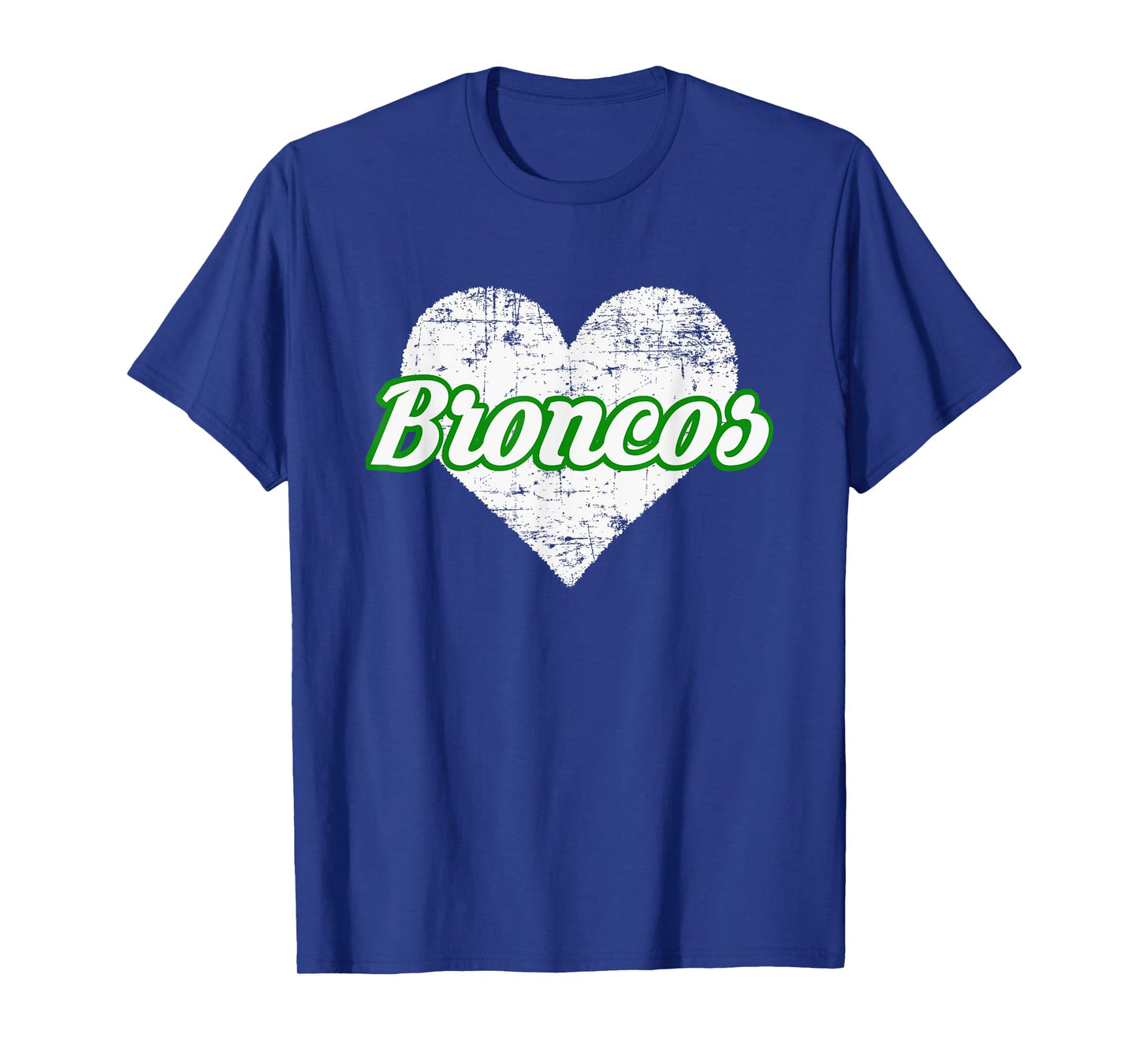Blackfoot Broncos Over Heart T-Shirt