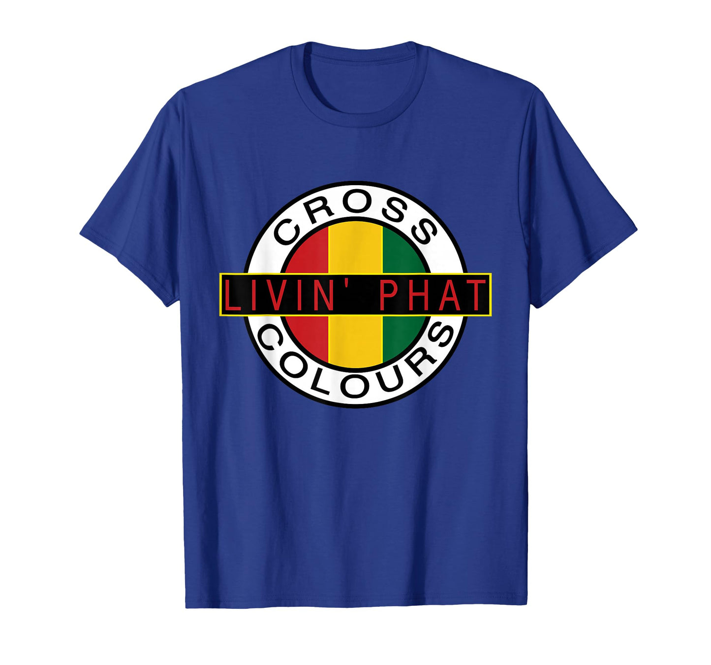 CROSS COLOURS | Retro Graphic 1990's Vintage Unisex-Adult T-Shirt