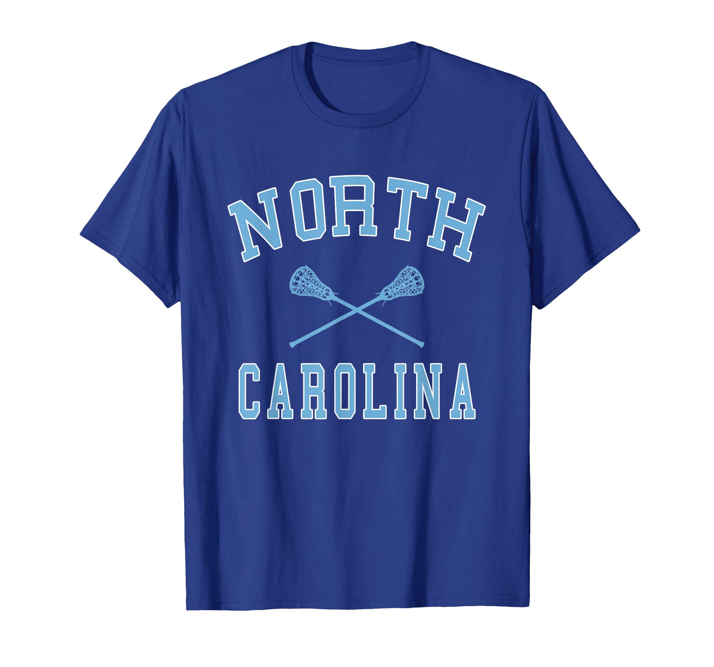 North Carolina Lacrosse Vintage NC LAX Weathered T-Shirt