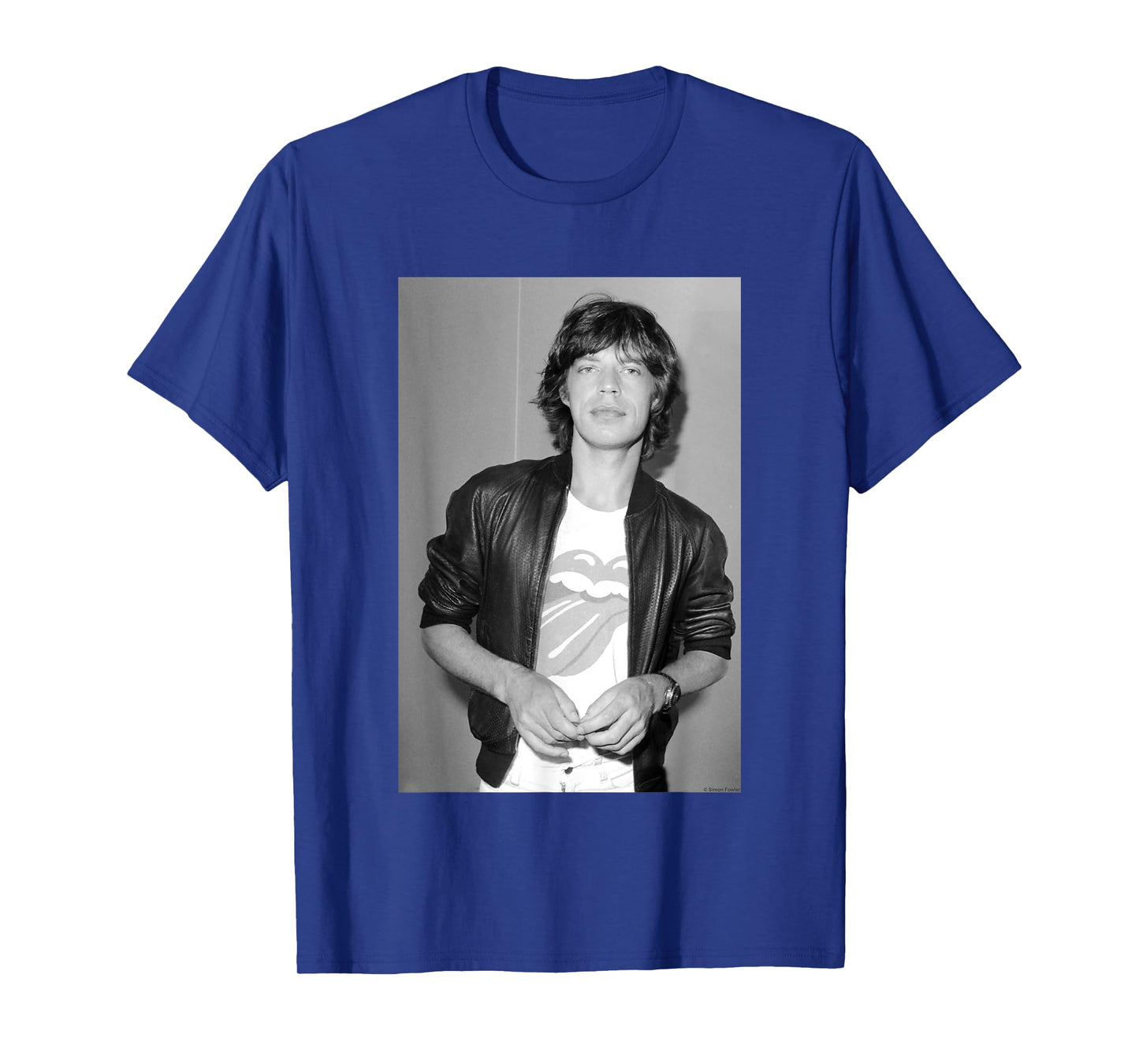 Mike Jagger Rolling Stones 1977 Photo By Simon Fowler T-Shirt