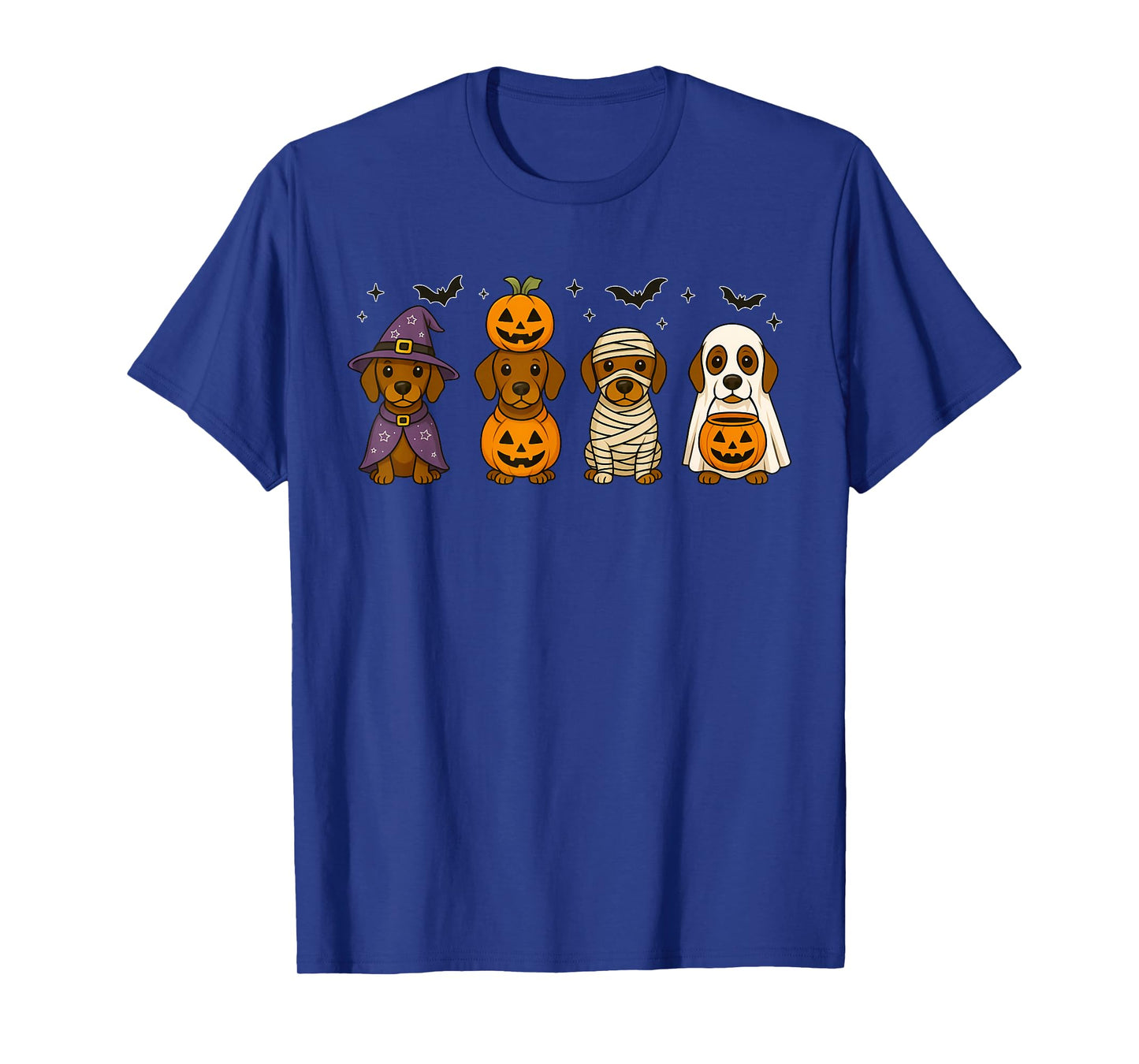 Weiner Dog Witch Happy Halloweenie Cute Halloween Dachshund T-Shirt