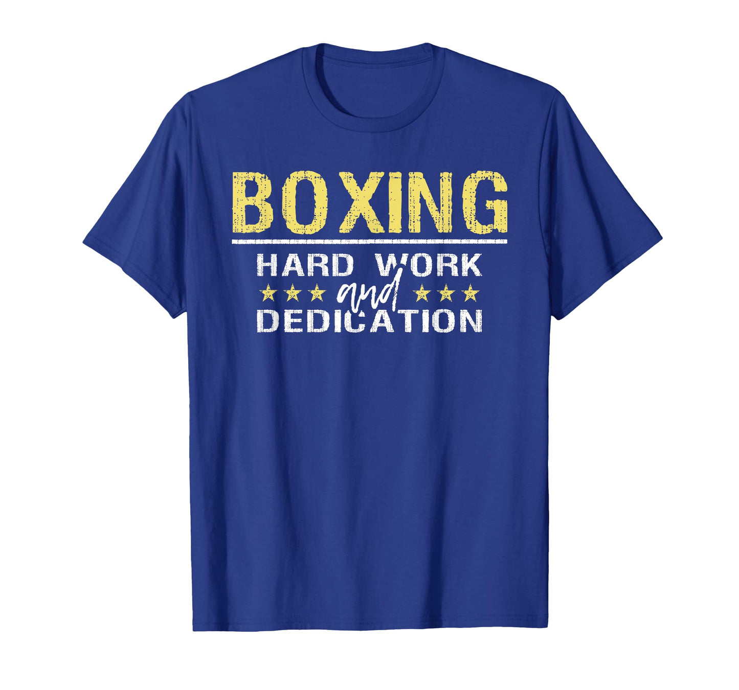 Boxing Hard Work And Dedication - Kickboxing Gym Boxer T-Shirt
