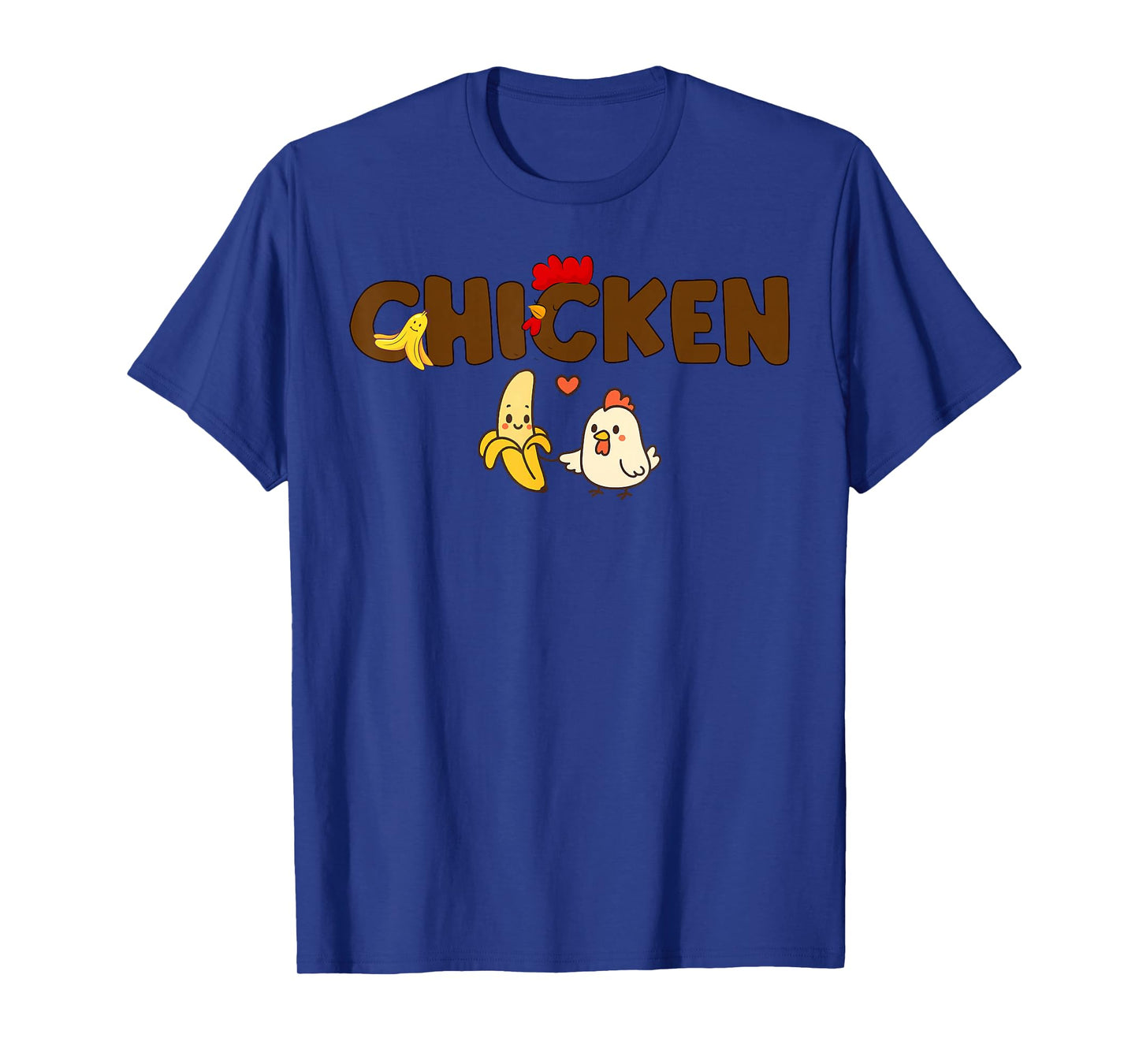 Funny Chicken & Banana Halloween Couples Family Costume 2025 T-Shirt
