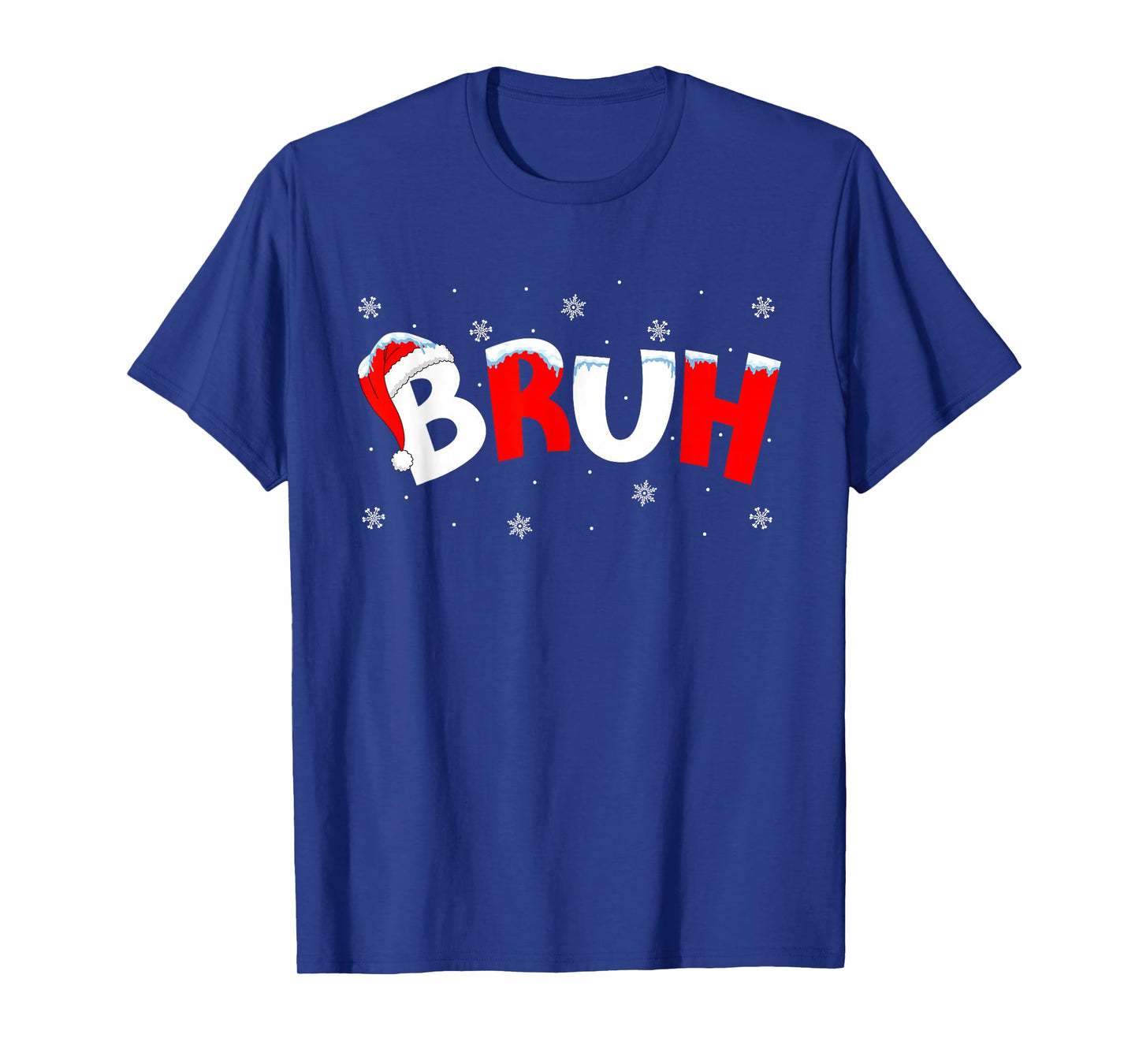 Bruh Christmas Matching Family Teens Boys Kids Xmas T-Shirt