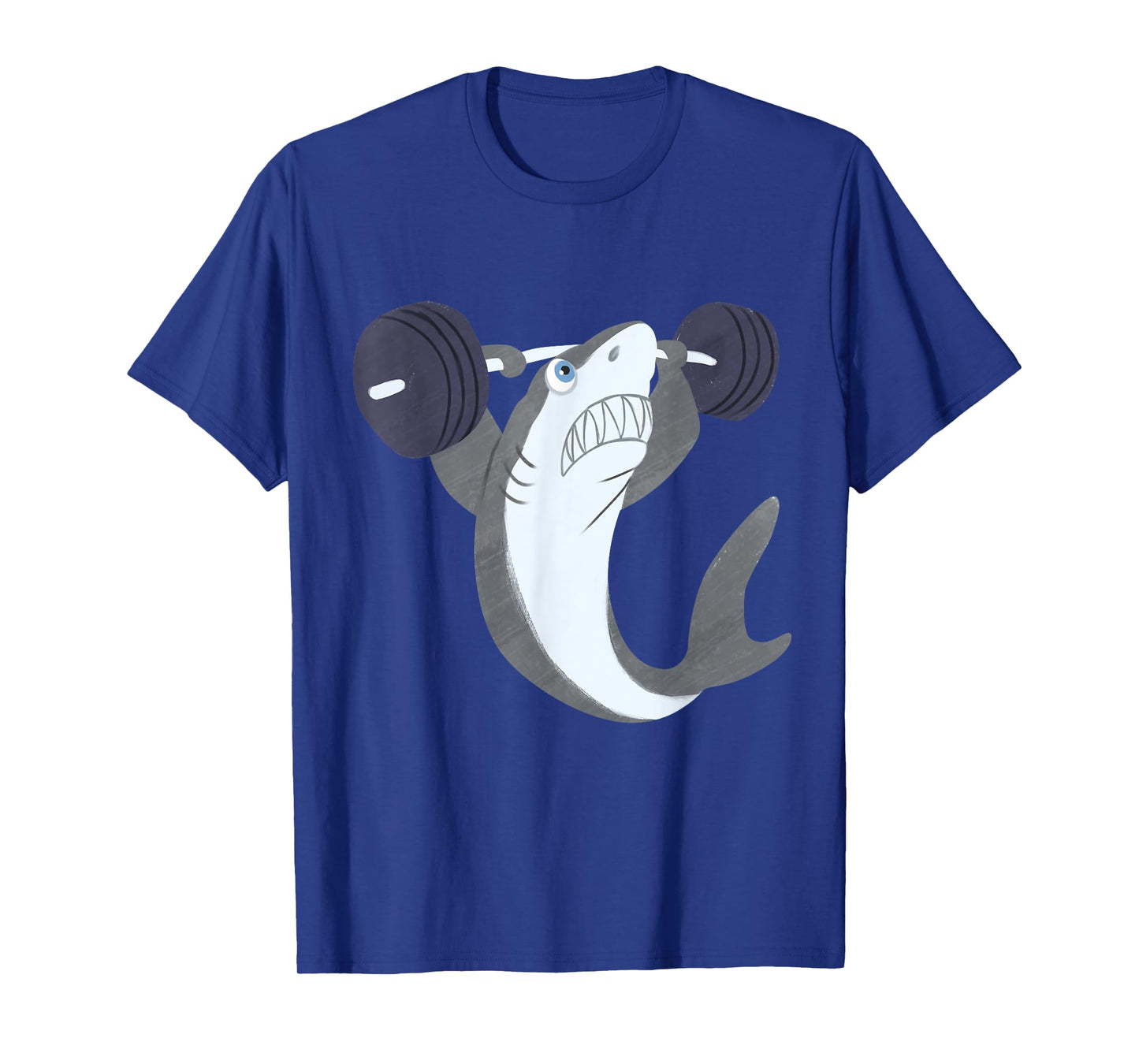Weightlifing Shark Barbell - Funny Workout Gym Weightlifter T-Shirt