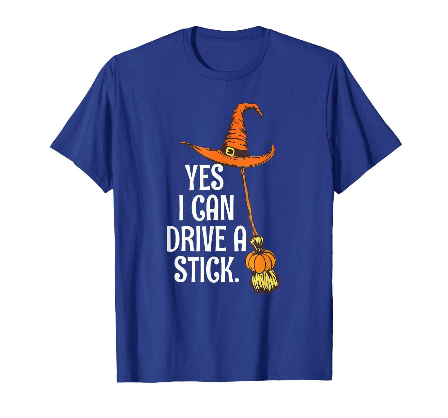 Halloween I Can Drive A Stick Funny Spooky Witch Mom T-Shirt