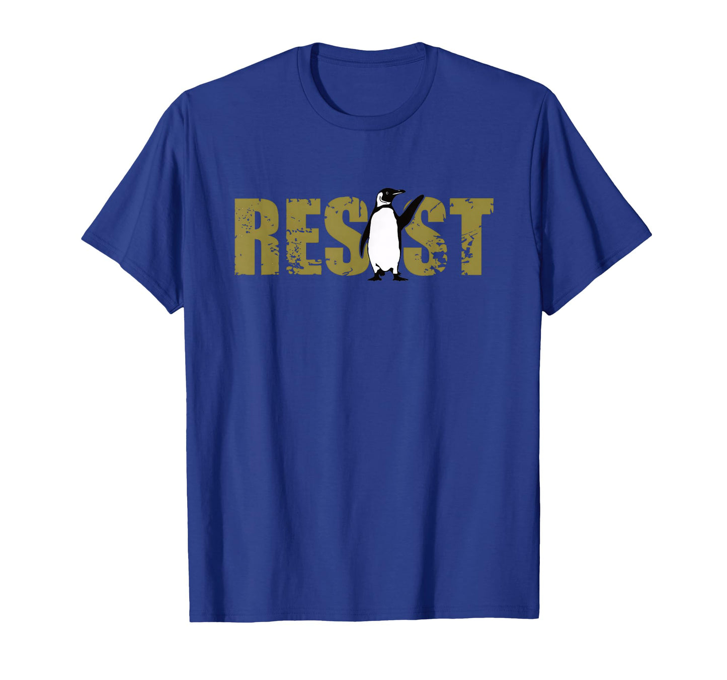 Resist Penguin Activism Graphic Design Penguin Resist T-Shirt