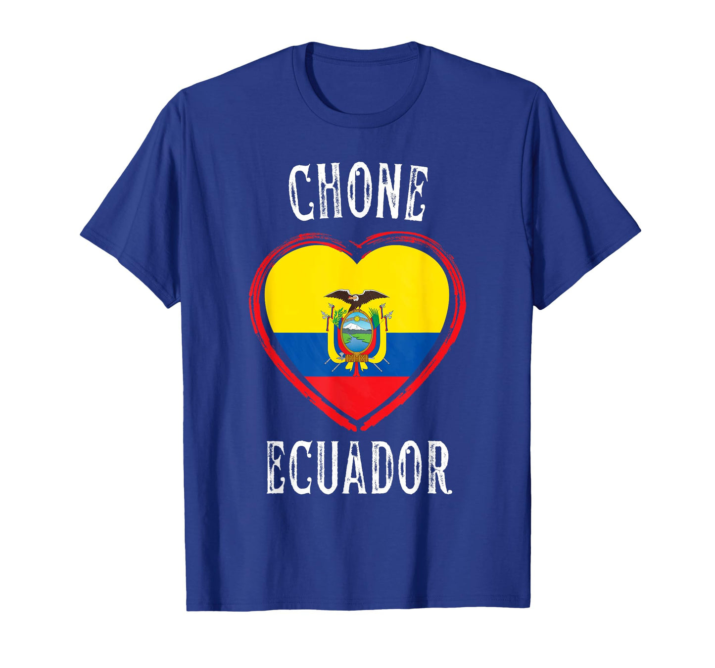 Ecuador Flag Heart Chone City T-Shirt